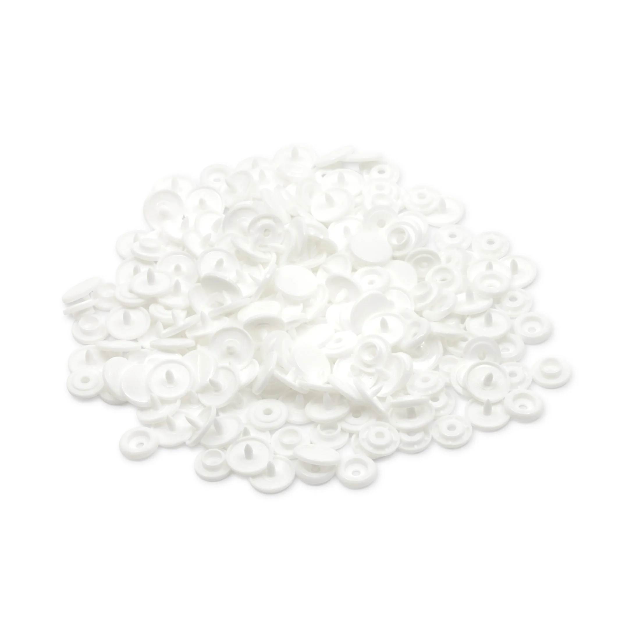 1/2" Plastic Snaps, White, 60 Sets - Image 6