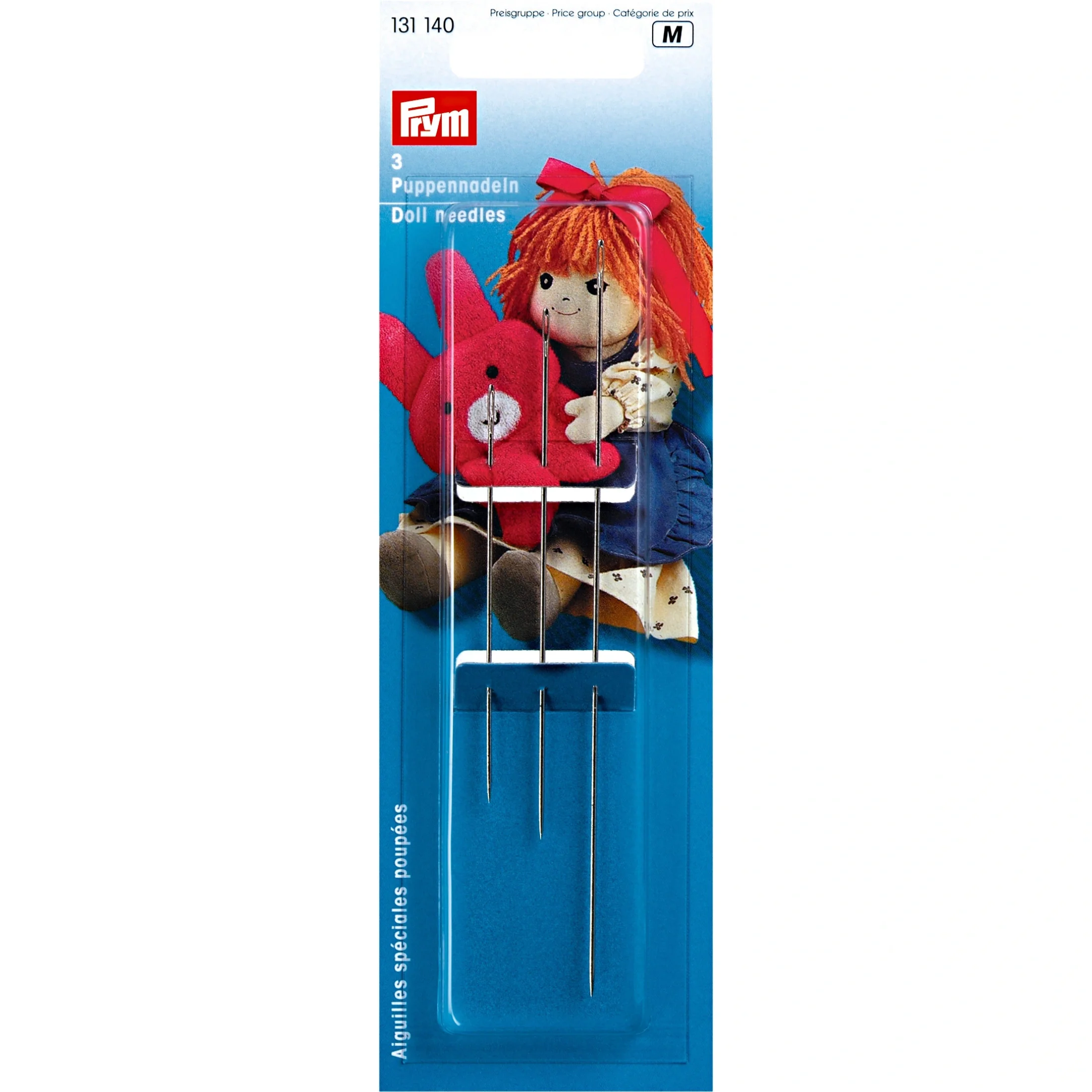 Doll Hand Needles, Assorted, 3 pc