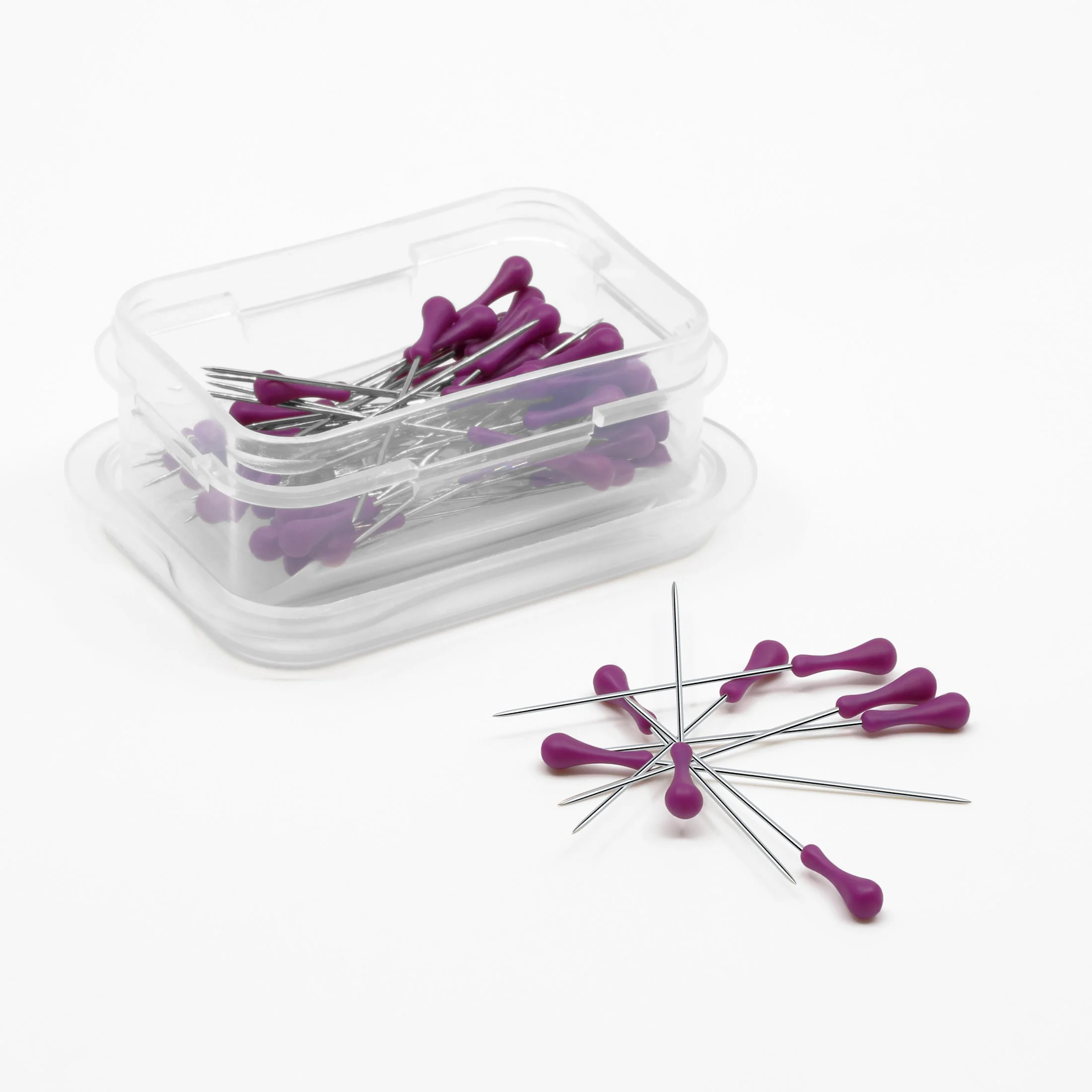 1-1/2" Easy Grasp Pins, Purple, 60 Pieces - Image 2