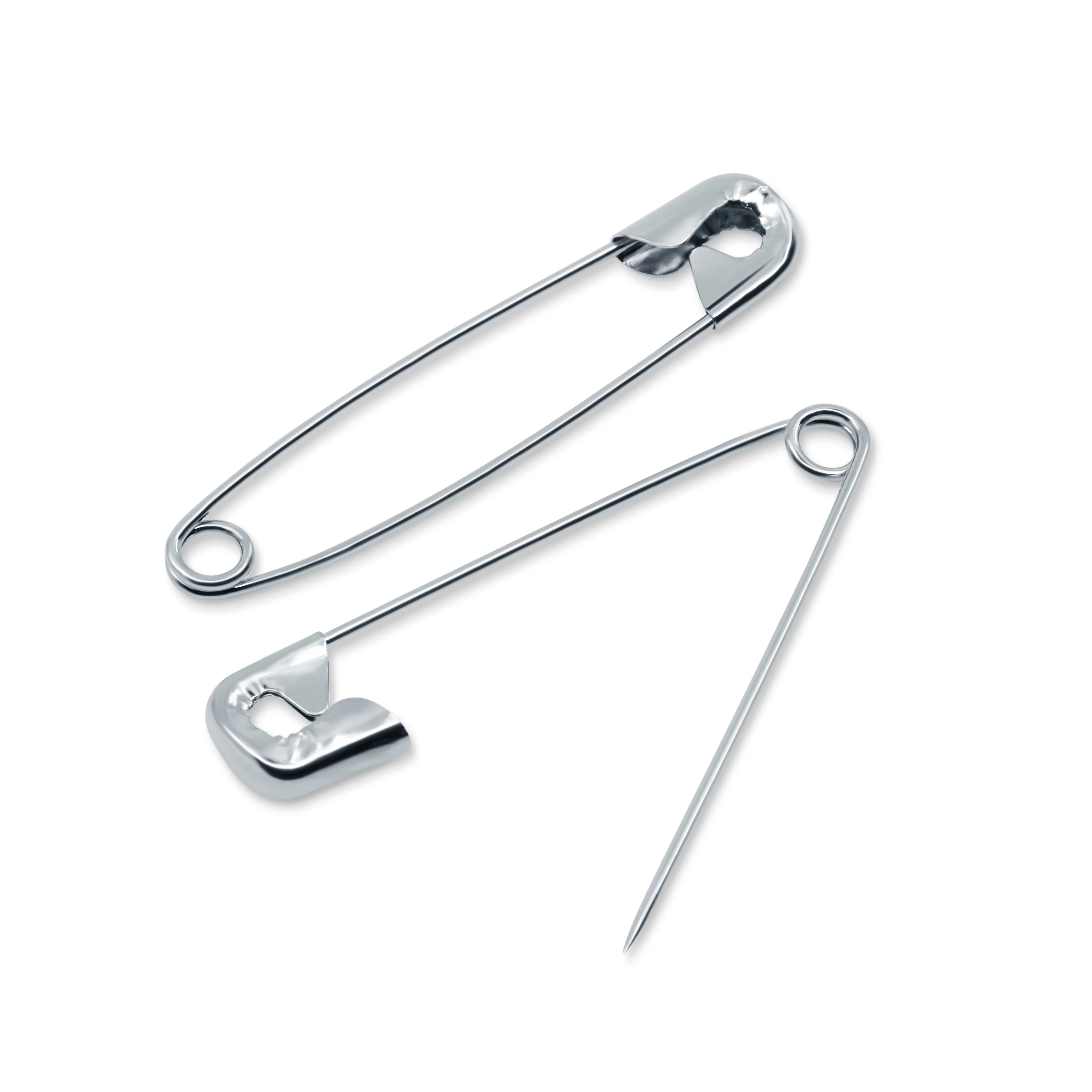 2" Quilters Safety Pins, Nickel, 40 pc - Image 2
