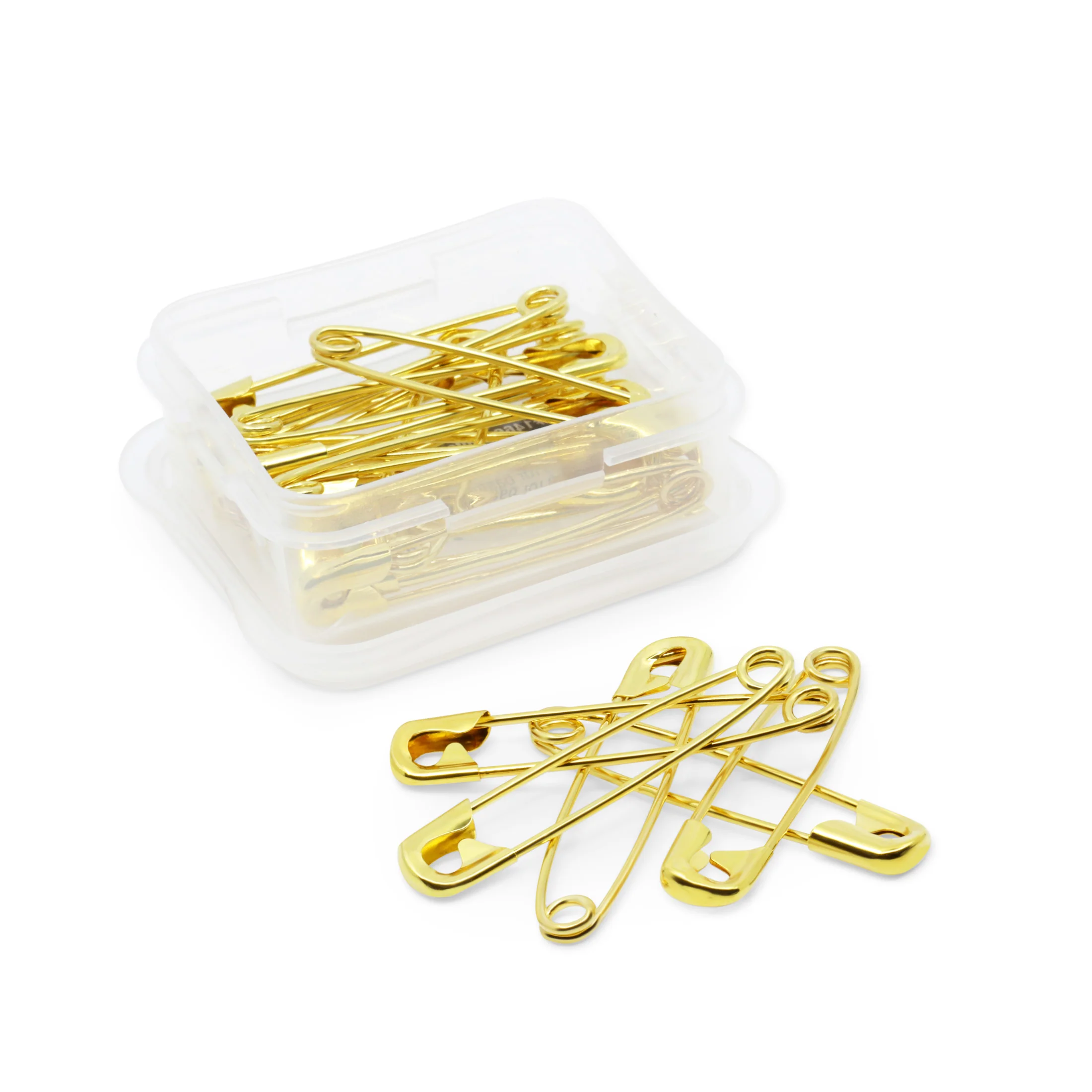 2" Quilters Brass Safety Pins, Brass, 20 pc - Image 4