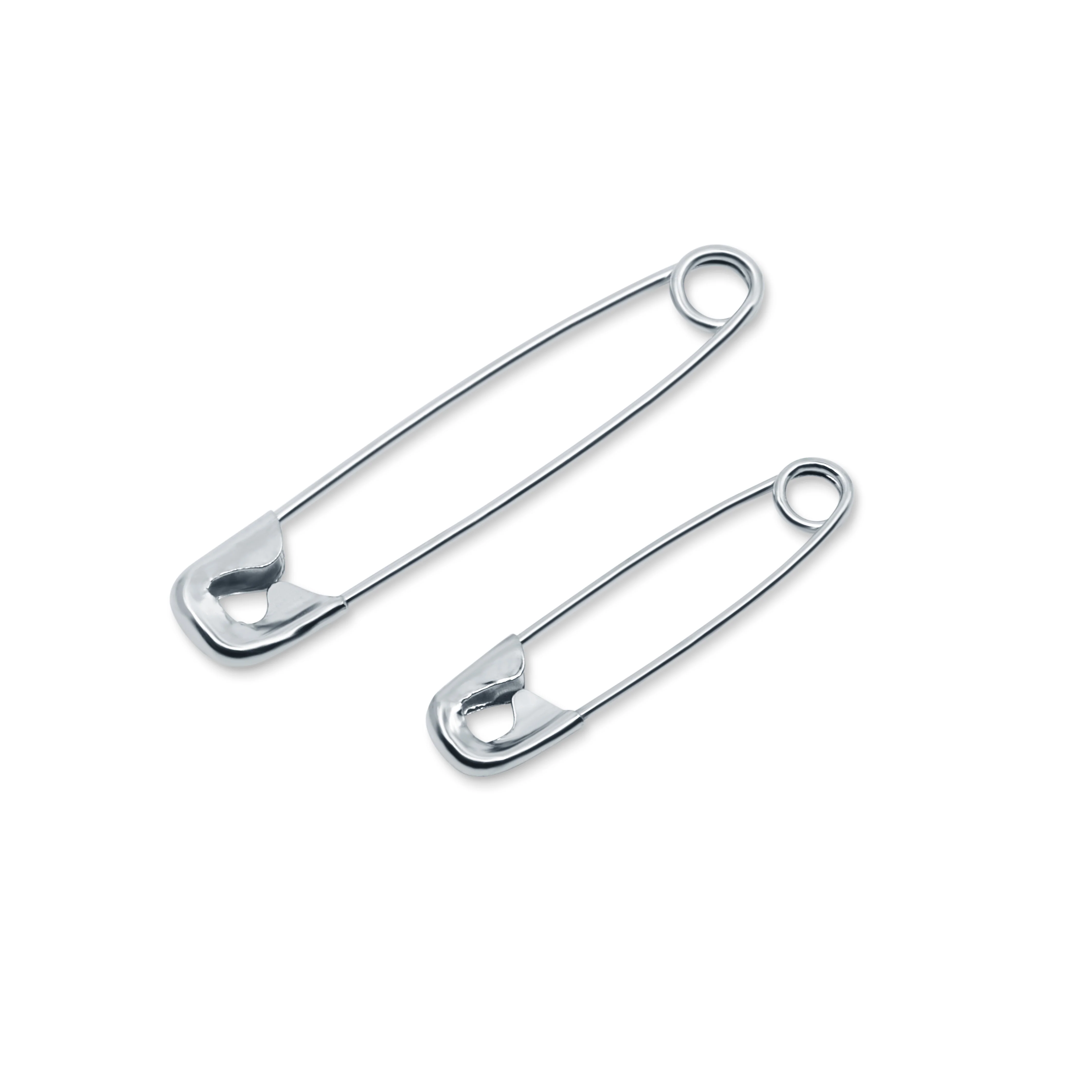 Safety Pins, Assorted Sizes, Nickel, 200 pc - Image 2