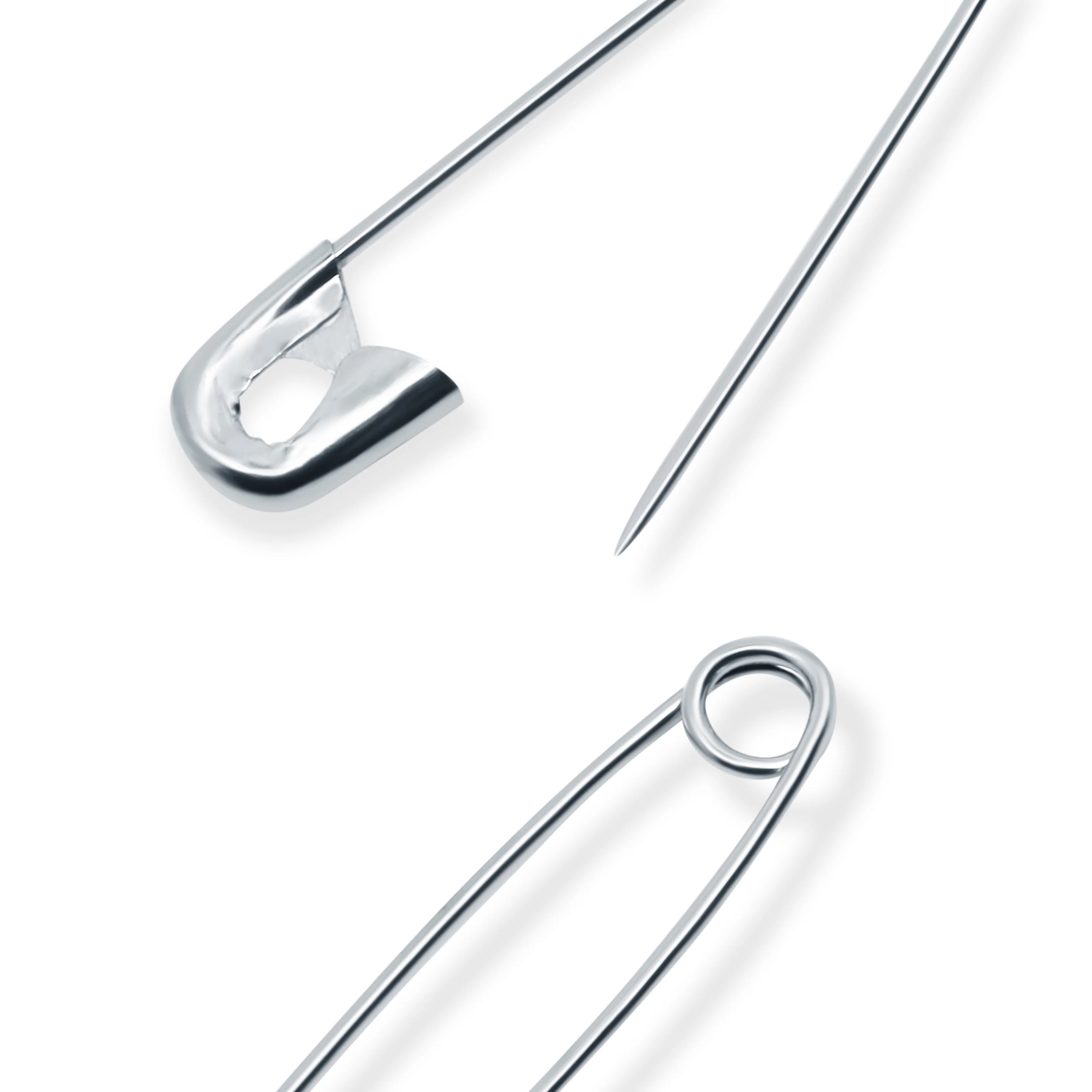 Safety Pins, Assorted Sizes, Nickel, 200 pc - Image 5