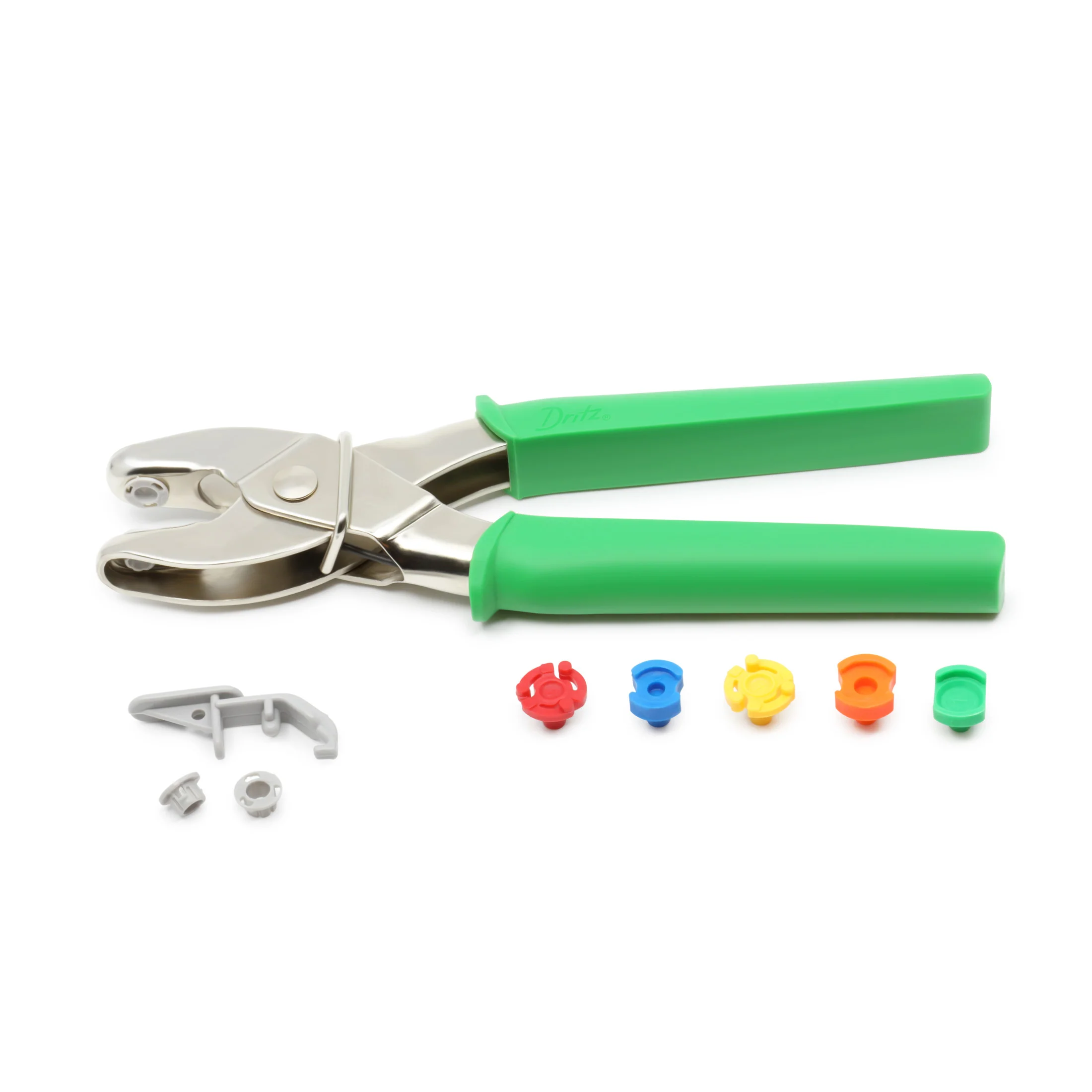 Snap Pliers for 3/8" Open-Ring & 7/16" Pearl Snaps, Green - Image 3