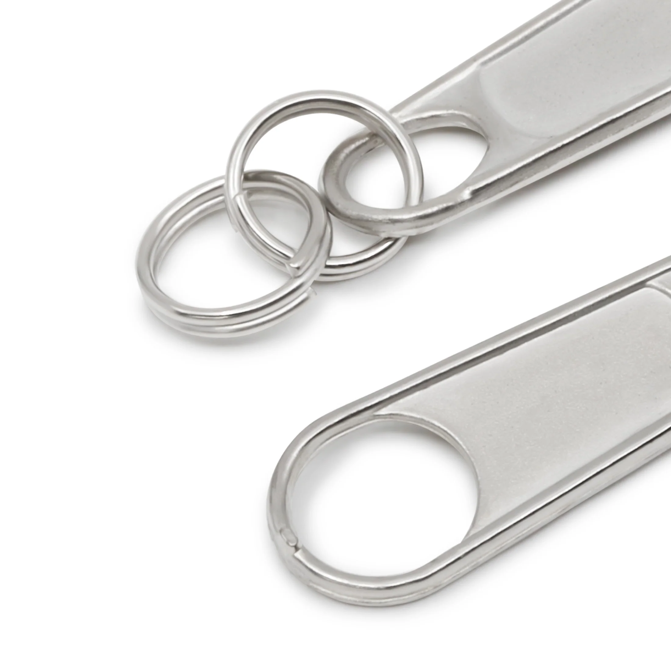 Zipper Tab Replacements, Nickel, 2 pc - Image 2