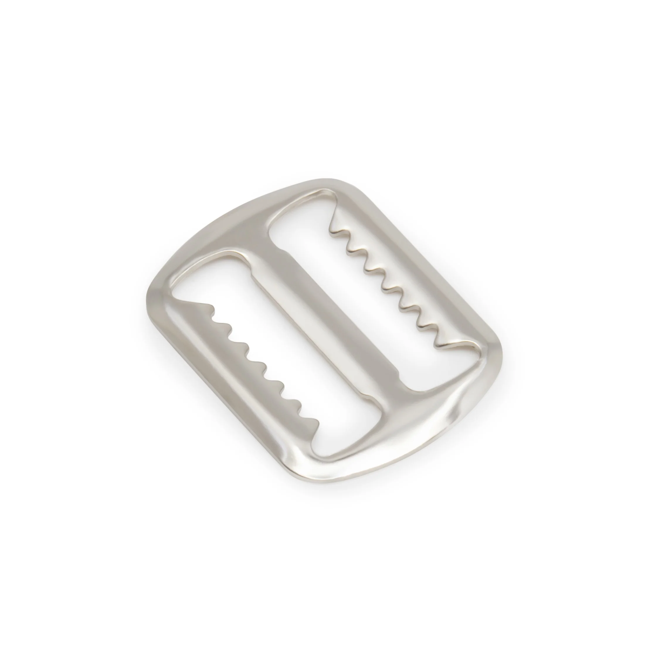 3/4" Vest Buckles, Nickel, 2 pc - Image 2
