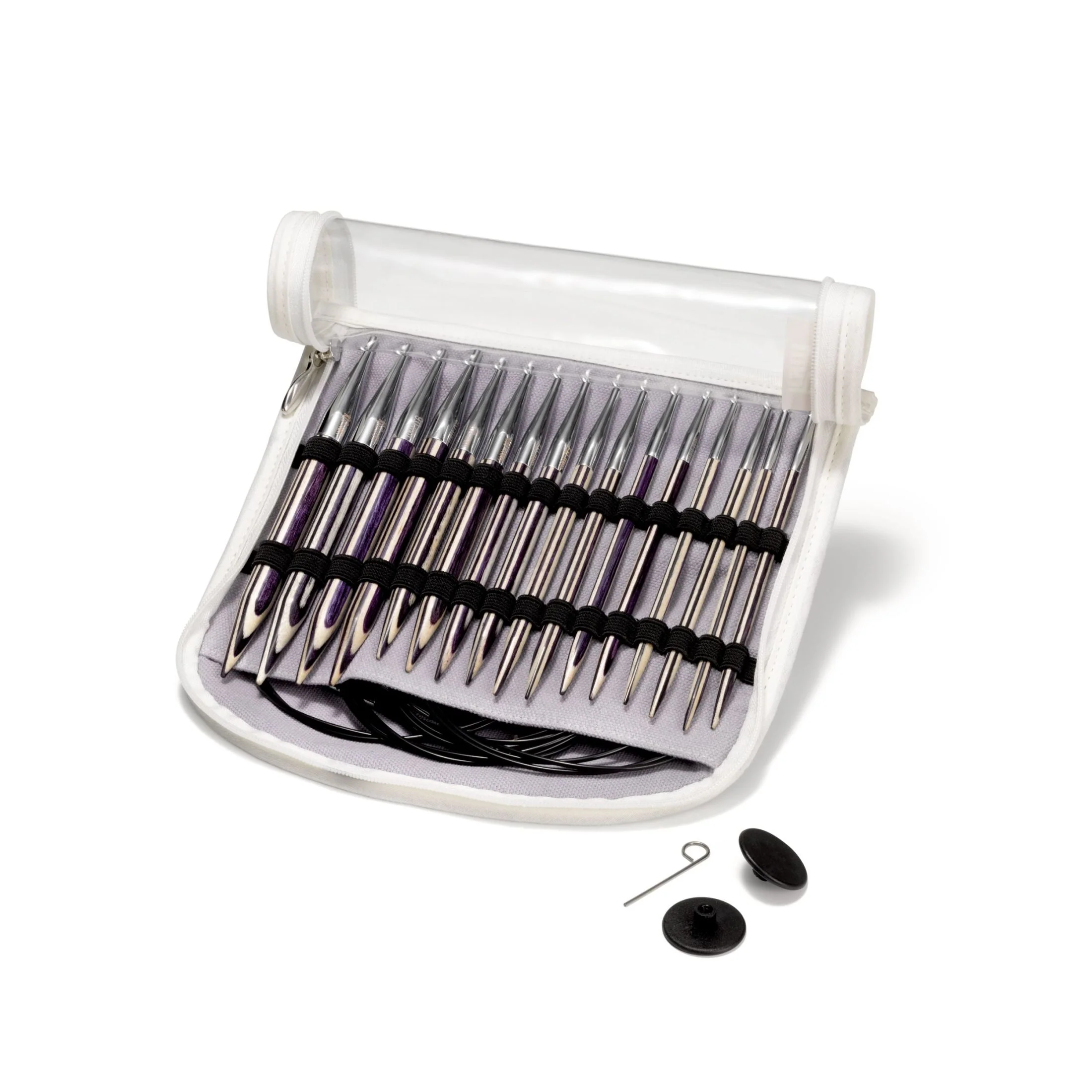 Circular Knitting Needles Set, Interchangeable, Wood, 4-10mm - Image 4