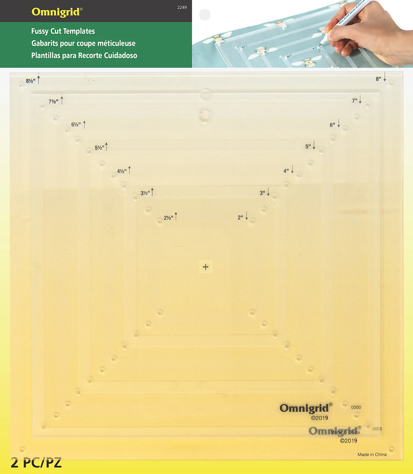 Fussy Cut Template Set