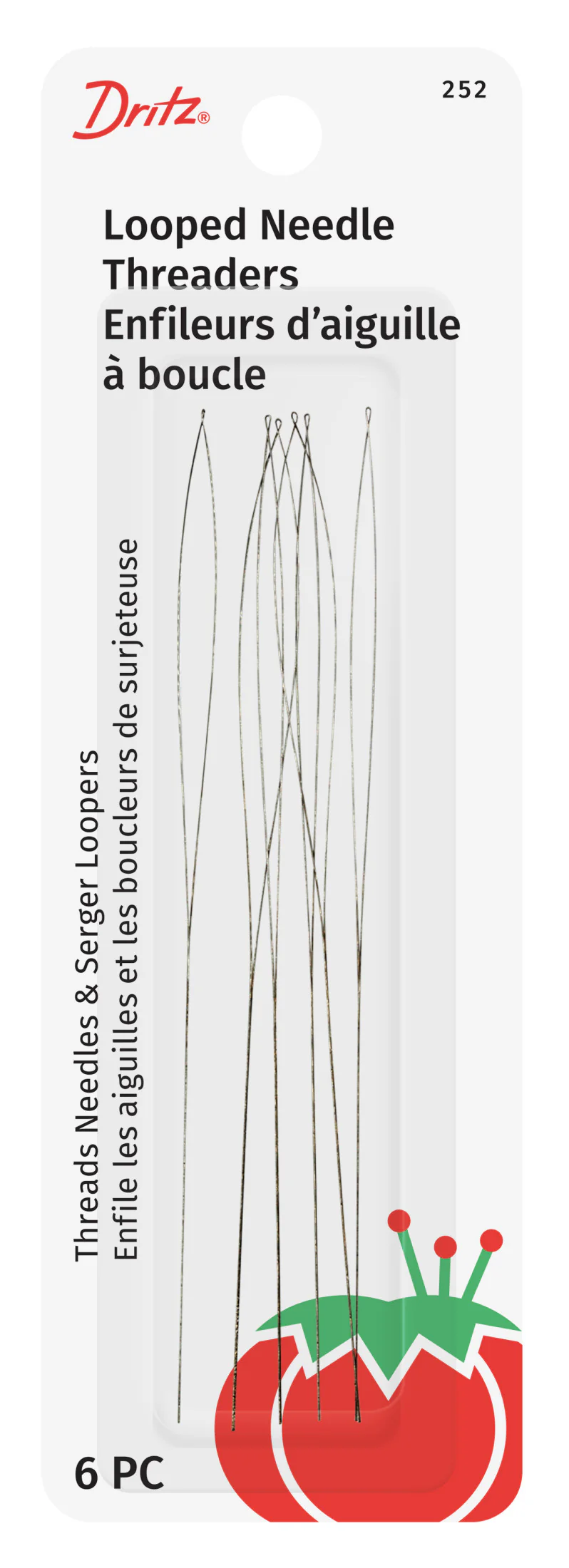 Looped Needle Threader, 6 pc