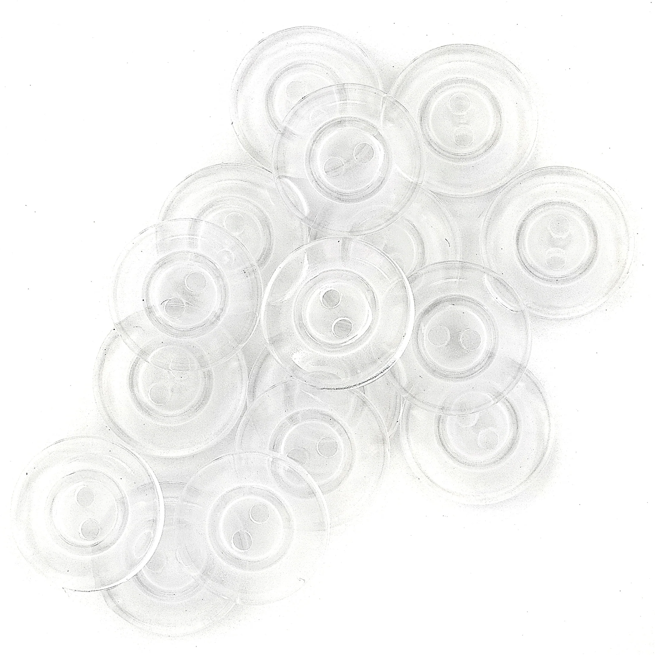 Transparent Buttons, 17mm, 16 pc - Image 3