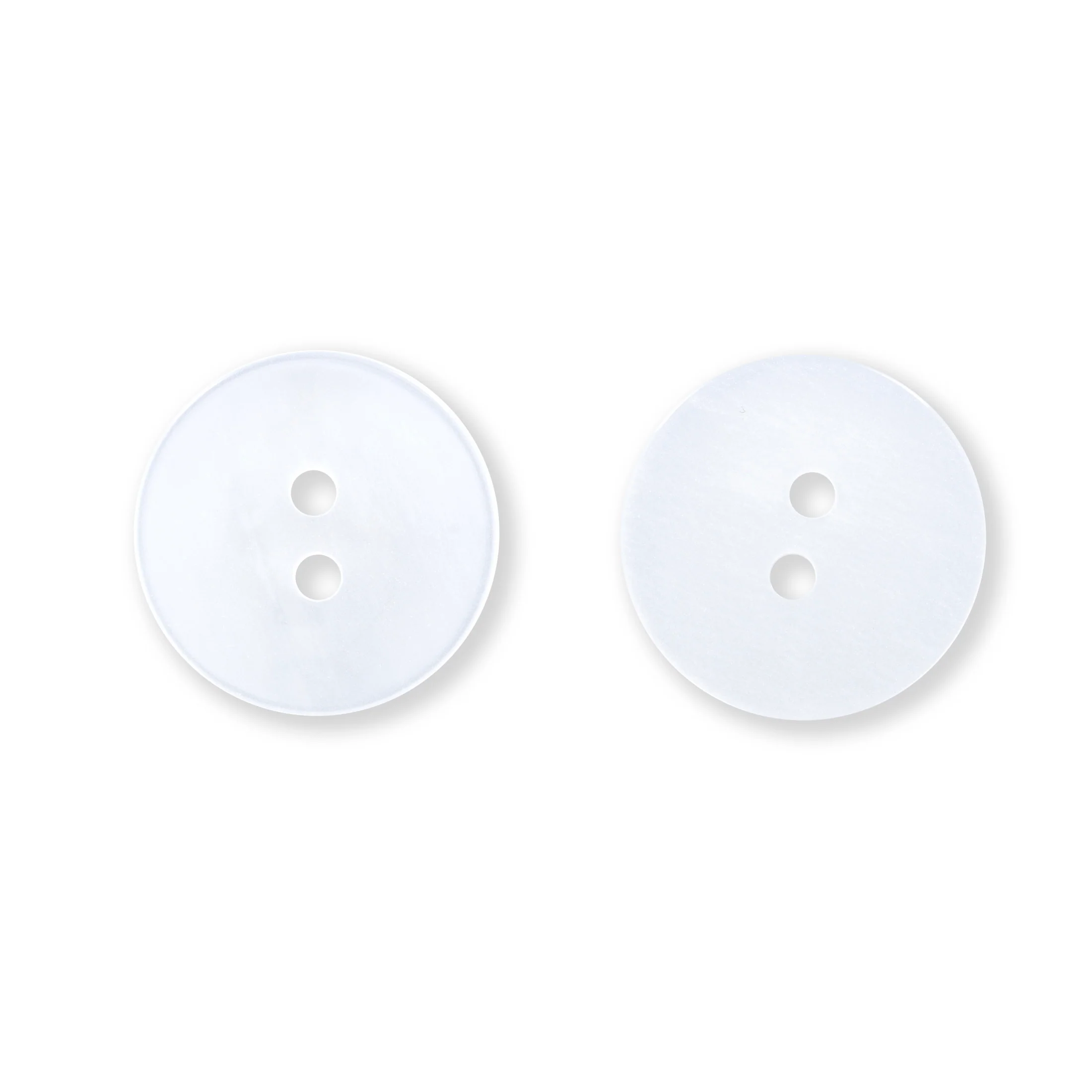 Waistband Buttons, White Pearl, 17mm, 15 PC - Image 3