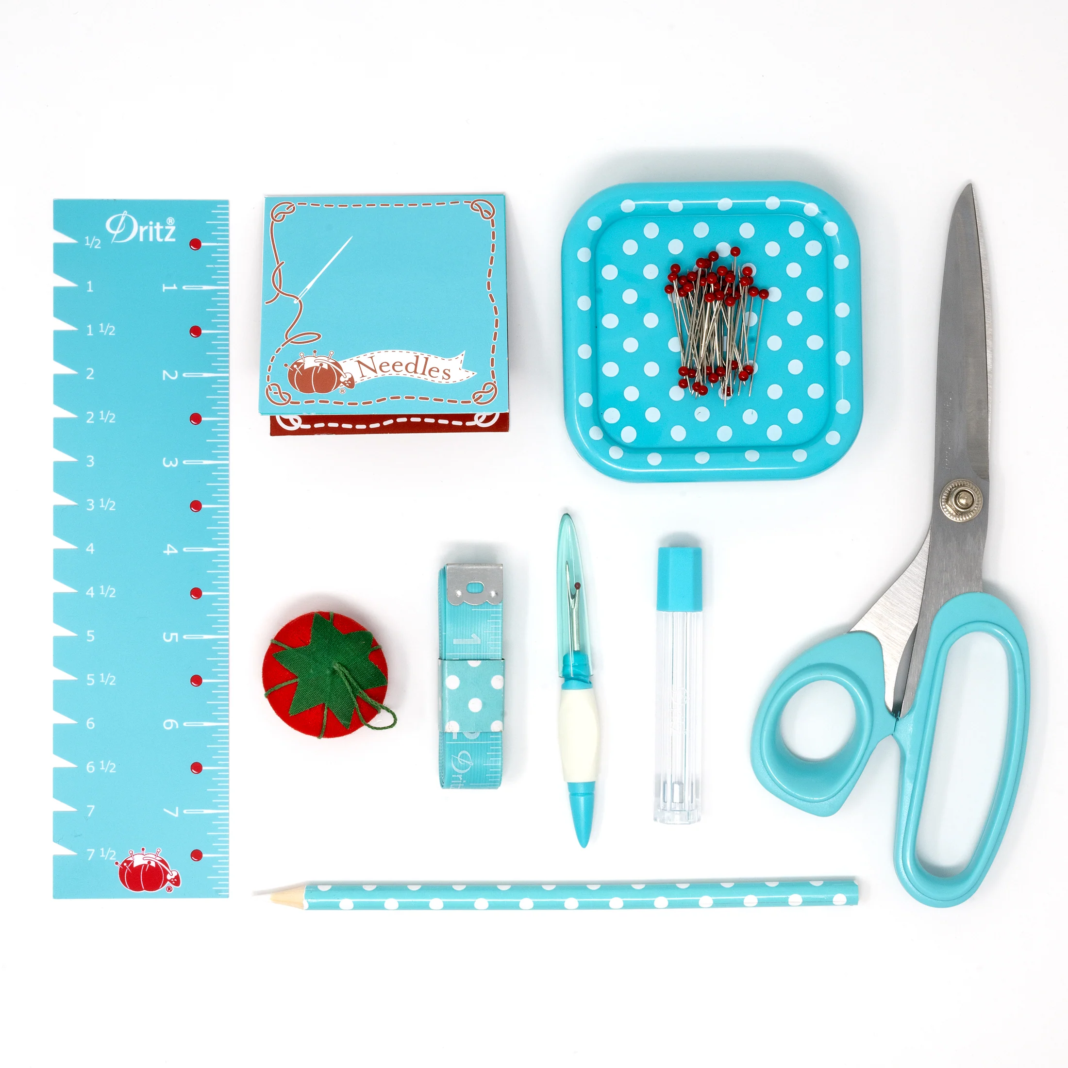 Essential Sewing Box Kit, Blue - Image 3