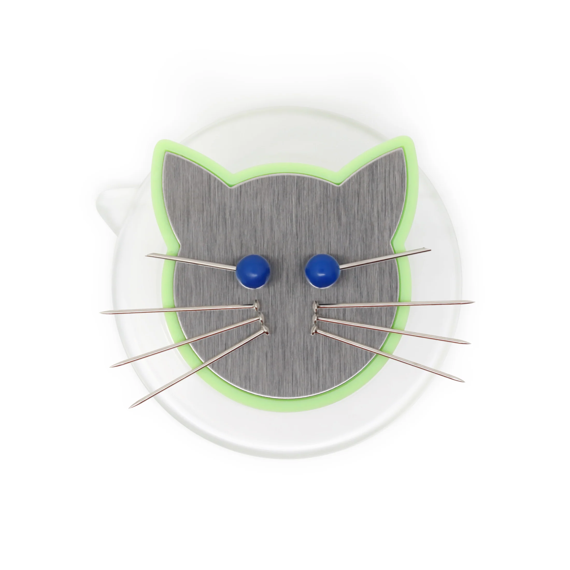 Cat Pin Magnet, Coral - Image 5