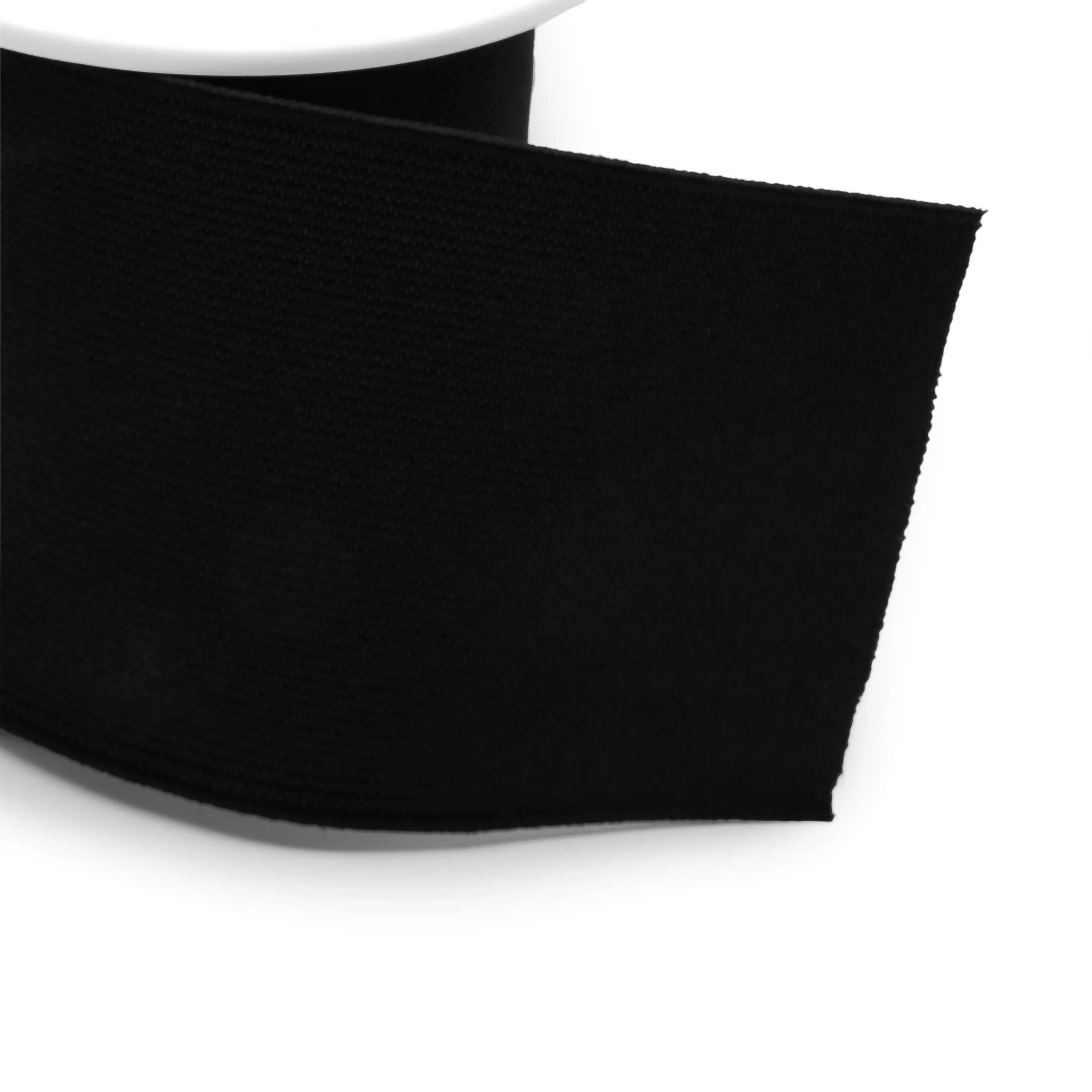 3" Elastic Belting, Black, 10 yd - Image 2