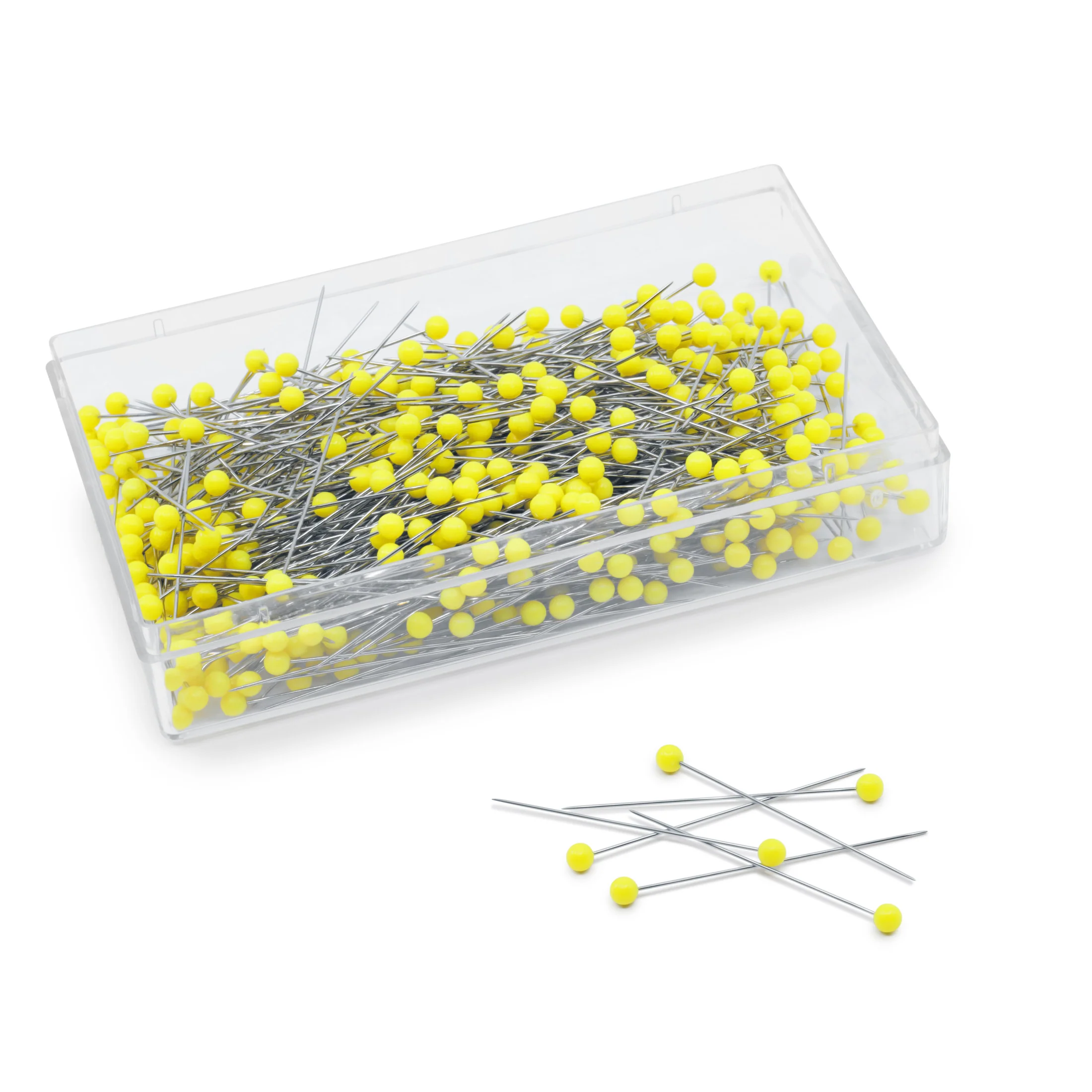 1-3/4" Quilting Pins, 500 Count, Yellow - Image 3