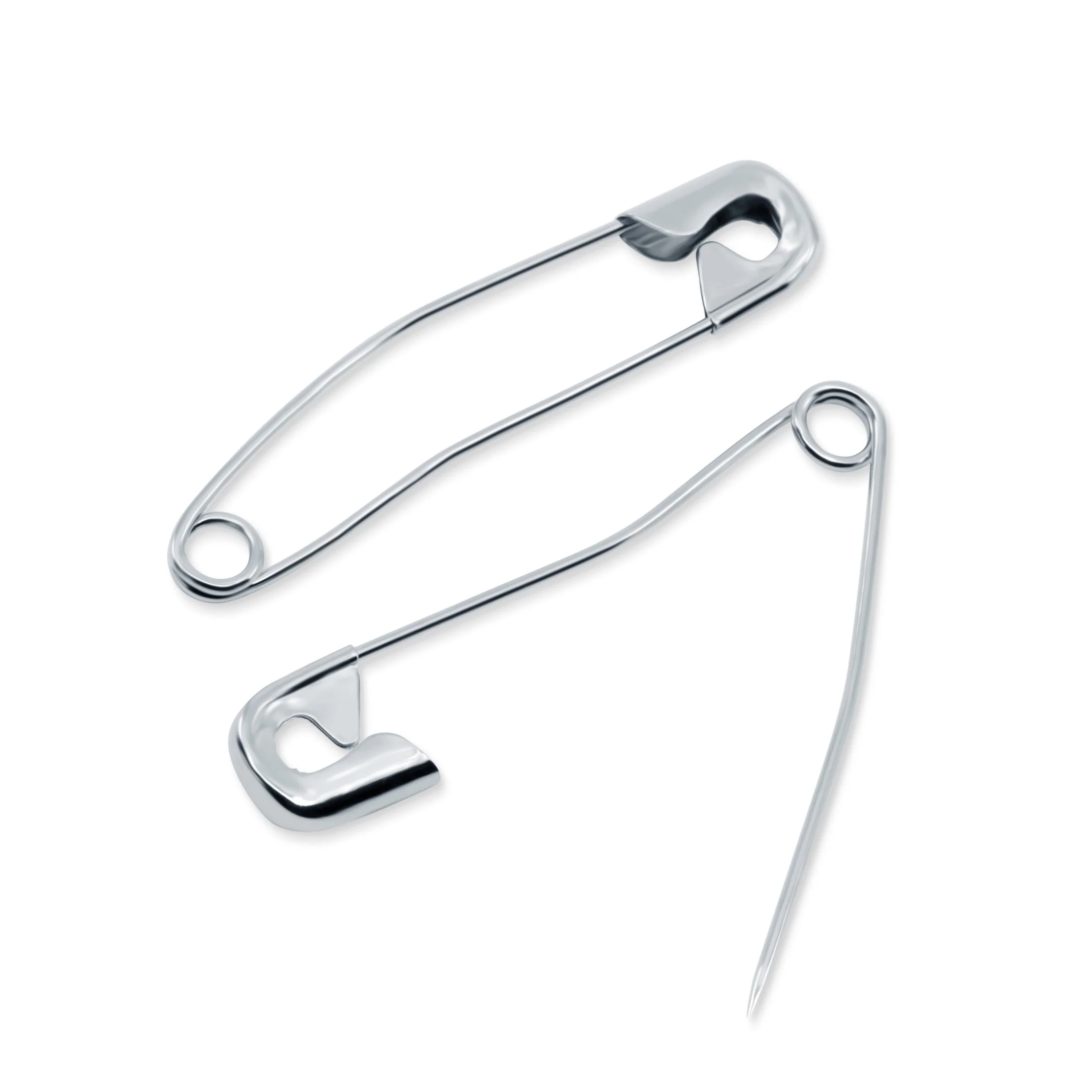 2" Curved Basting Pins, Nickel, 40 pc - Image 2