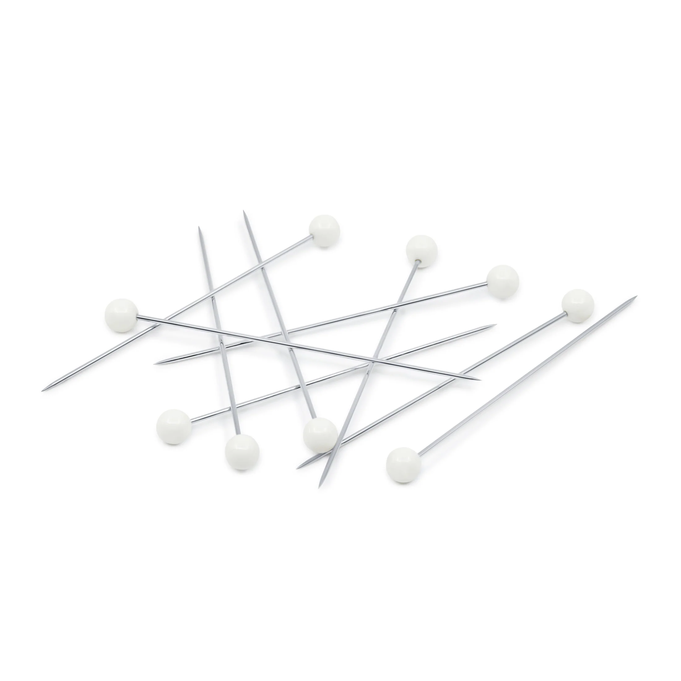 Size 28, Steel White Colorball, 4mm head - Image 2
