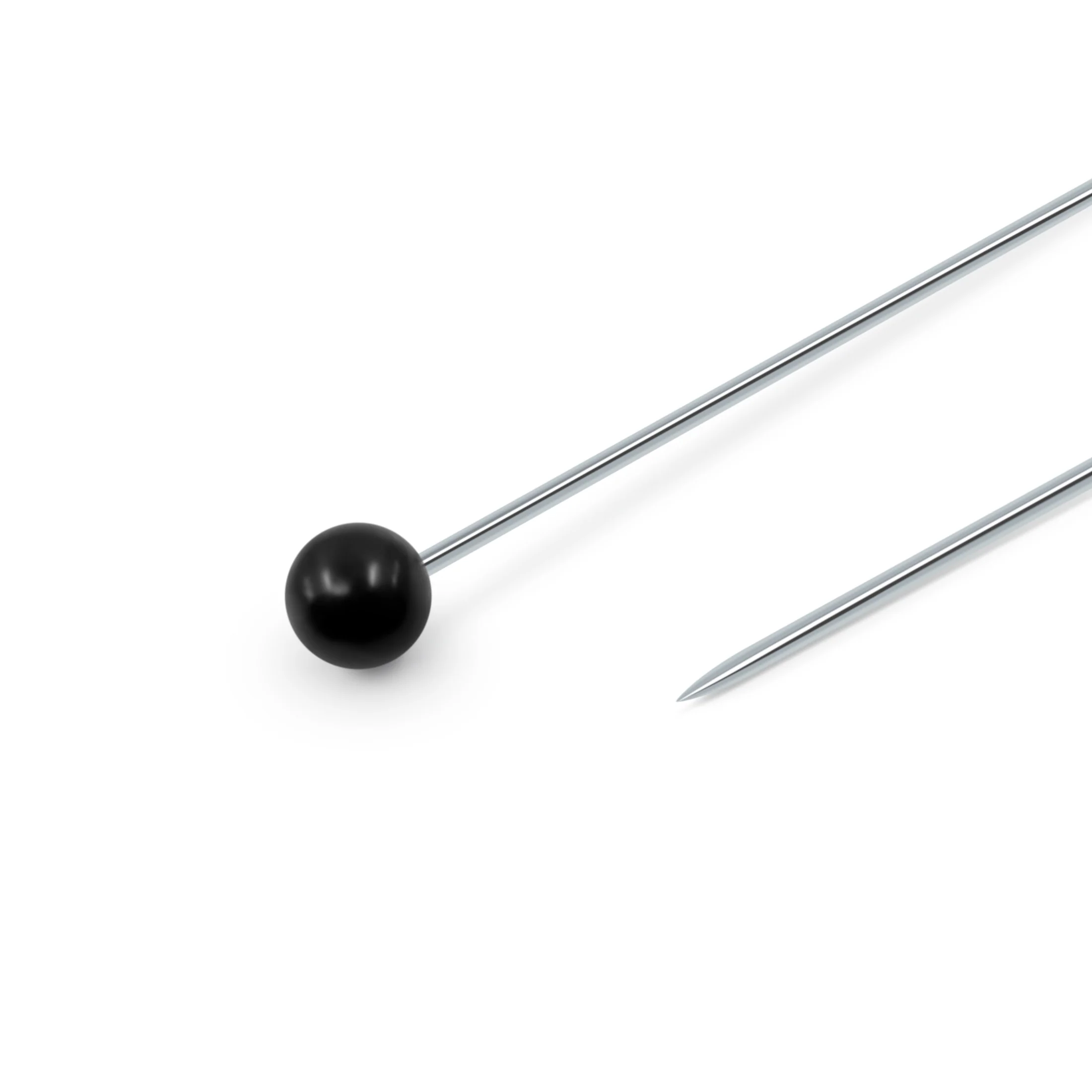 Size 28, Steel Black Colorball, 4mm head