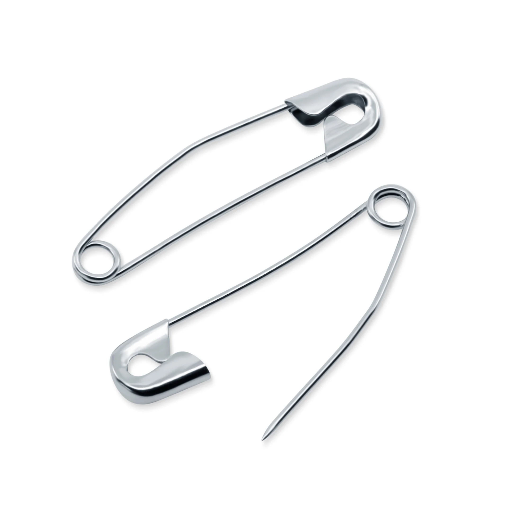 1-1/2" Curved Basting Pins, Nickel, 75 pc - Image 2