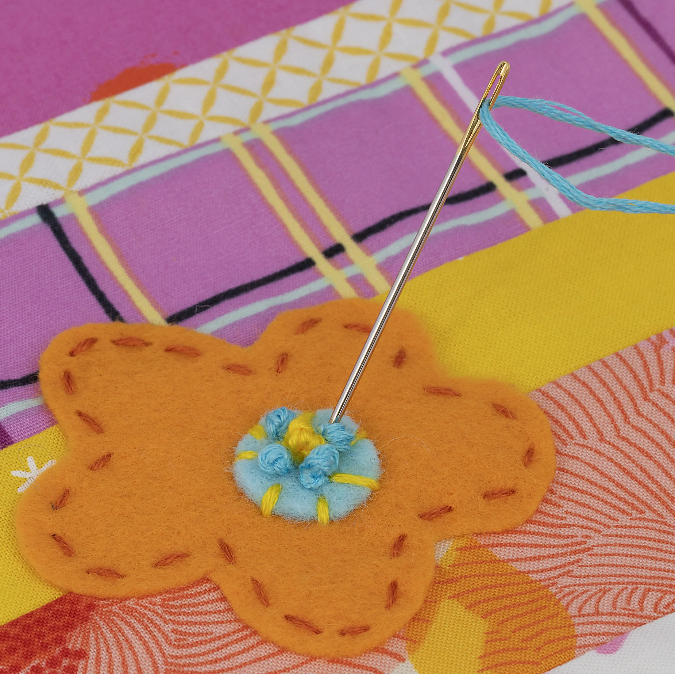 Gold-Eye Wool Appliqué Needles, Size 1, 10 pc - Image 4