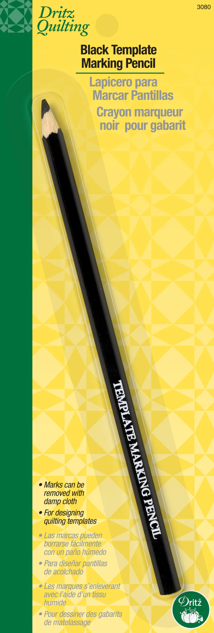 Template Marking Pencil, Black