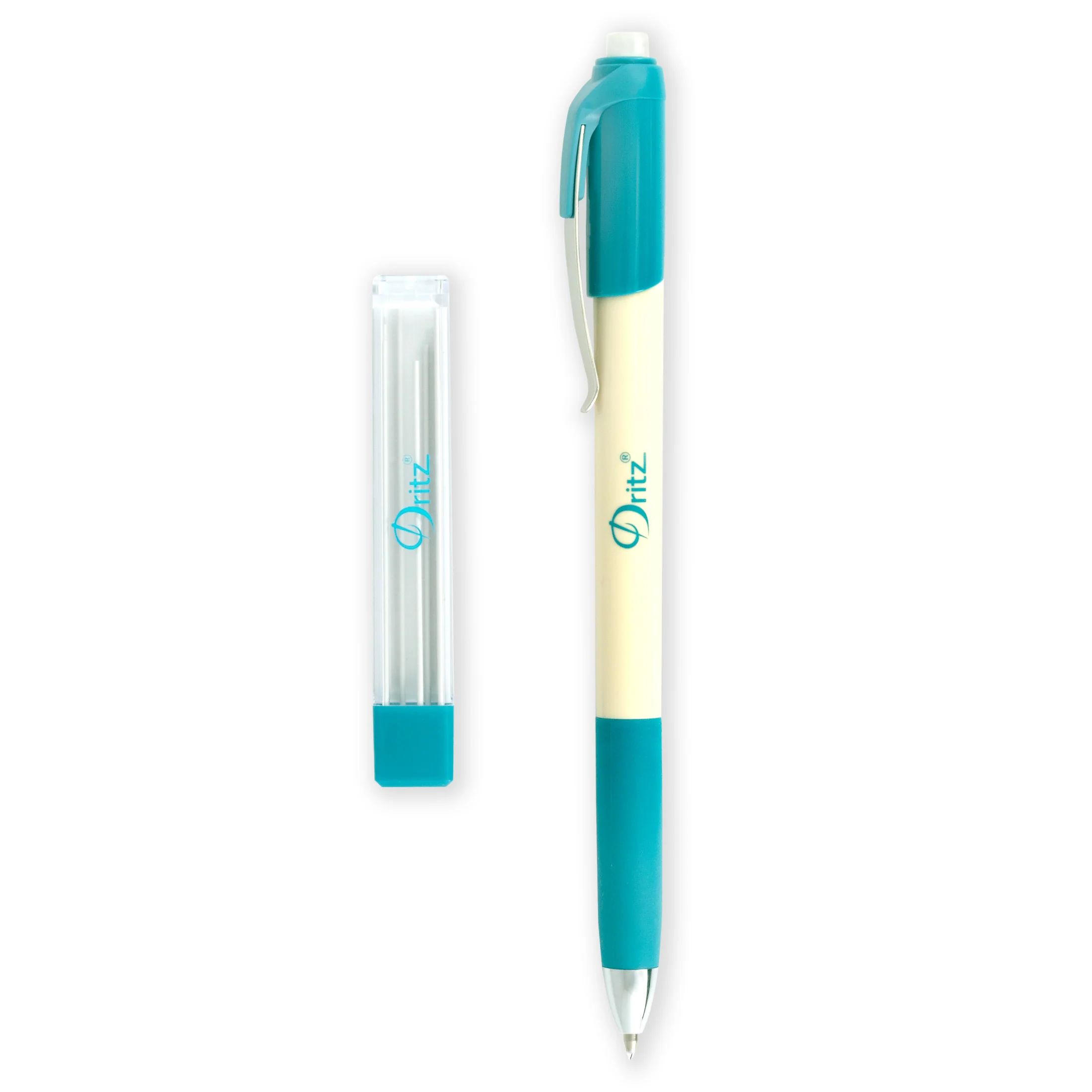 Mechanical Fabric Pencil Set, 0.9mm, White - Image 2