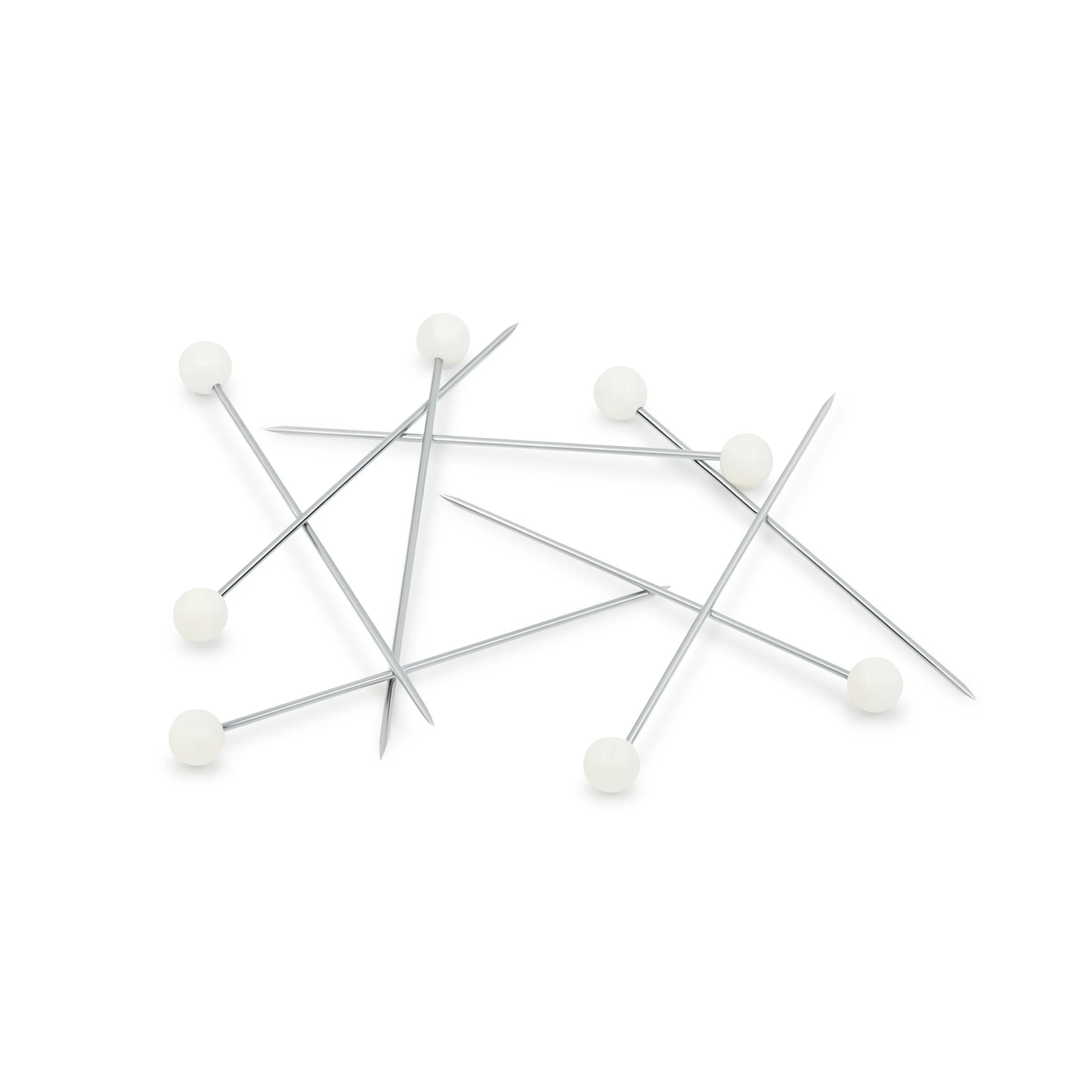 Size #24 Steel White Colorball, 4mm head - Image 2