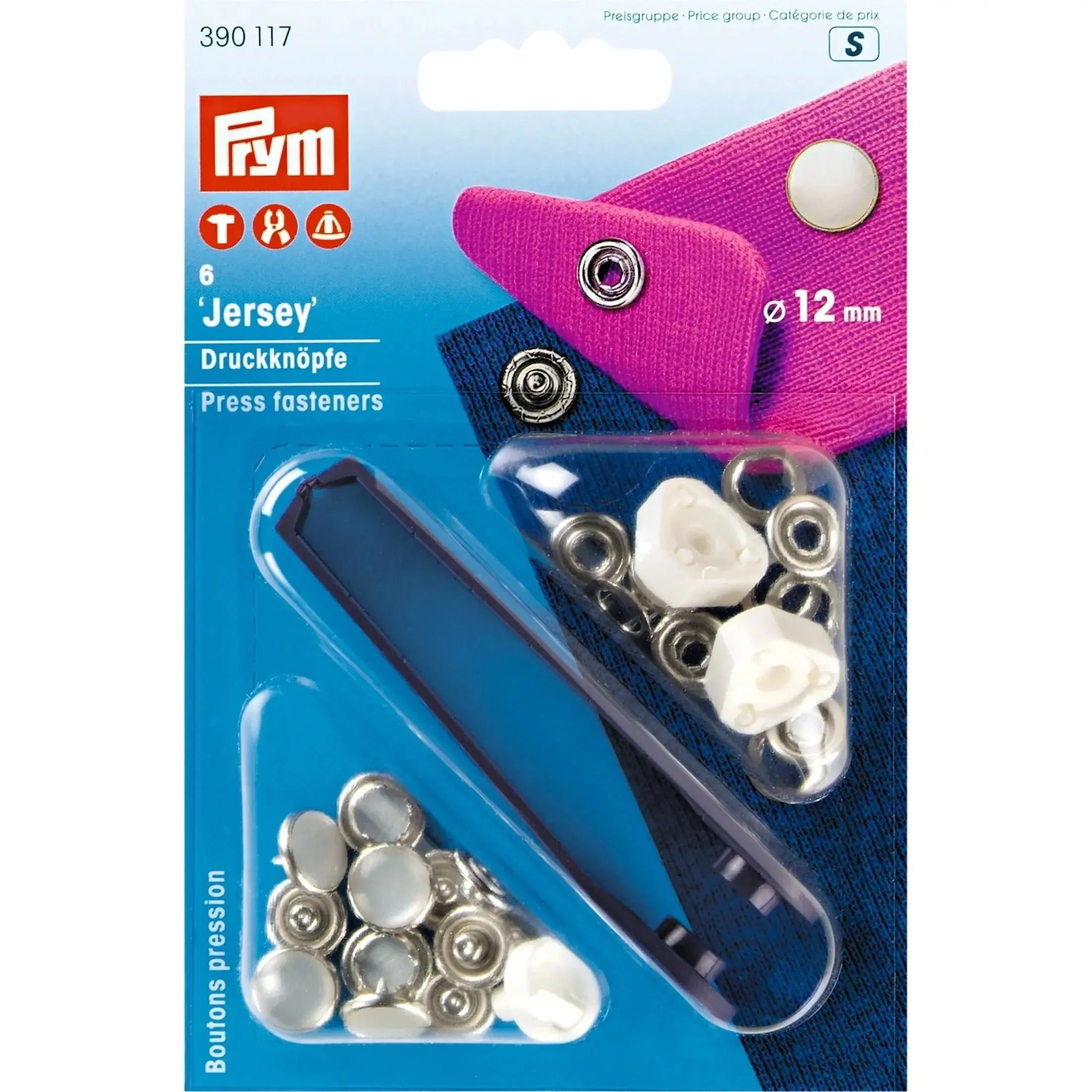 JERSEY 12 mm pearl with tools 6pc