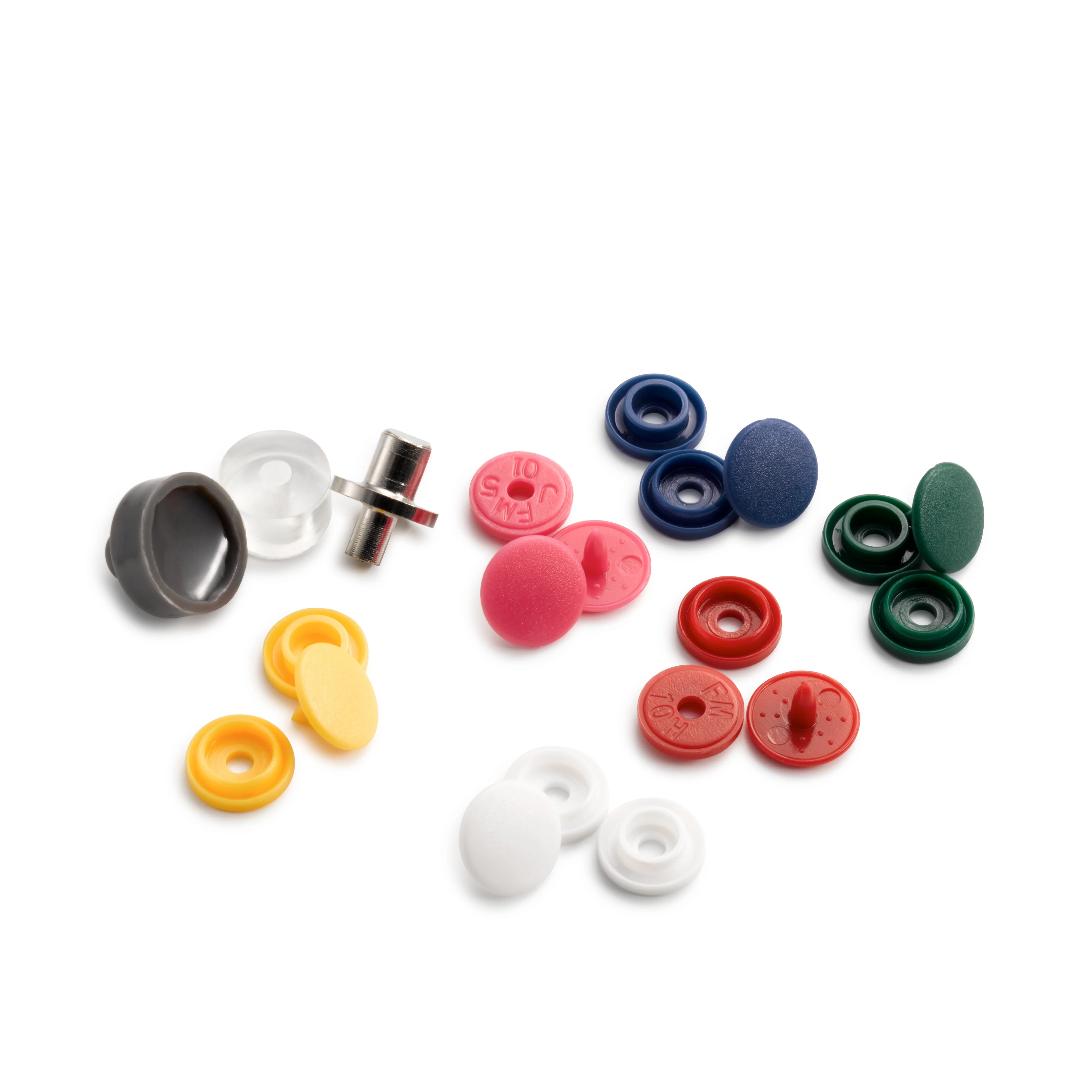 PL COLOR Snaps Mini box 9 mm 6 colors with tools 72pc - Image 3