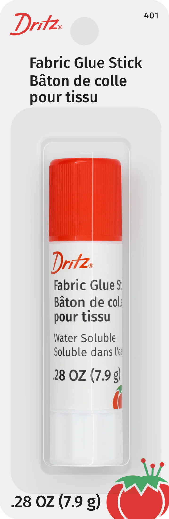 Fabric Glue Stick for Temporary Basting & Positioning, 0.28 oz.