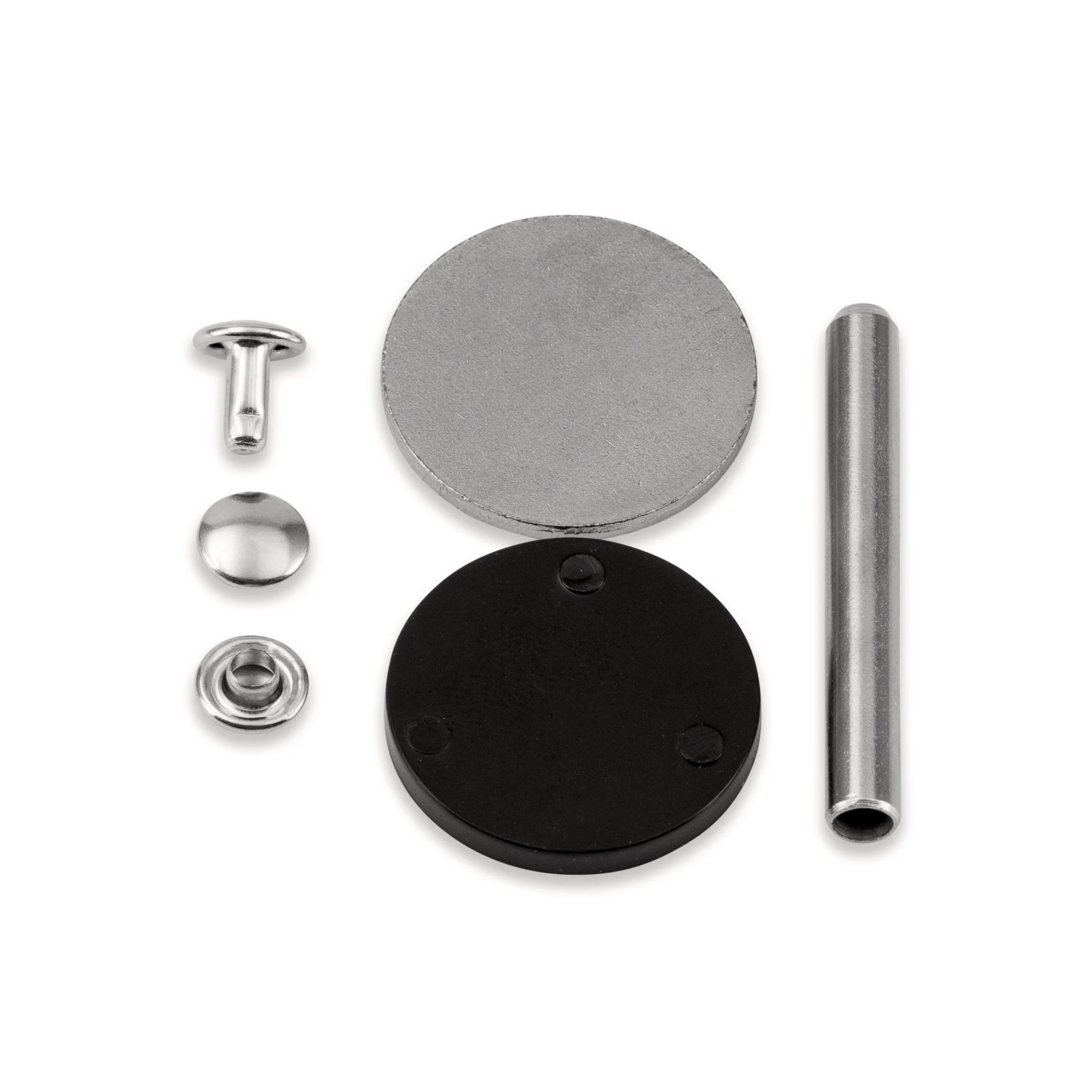 RIVETS Tubular 7.5 mm /3-4 mm refill silver 25pc - Image 2