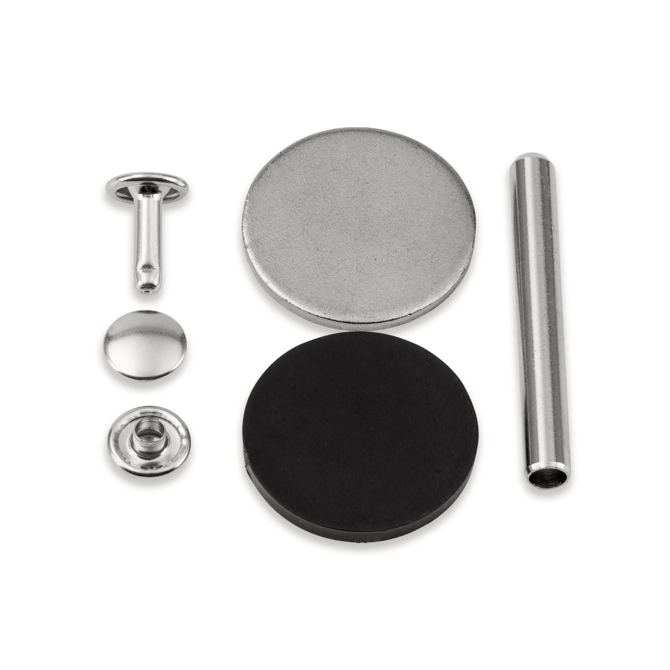 RIVETS Tubular 9 mm /6-9 mm refill silver 12pc - Image 2