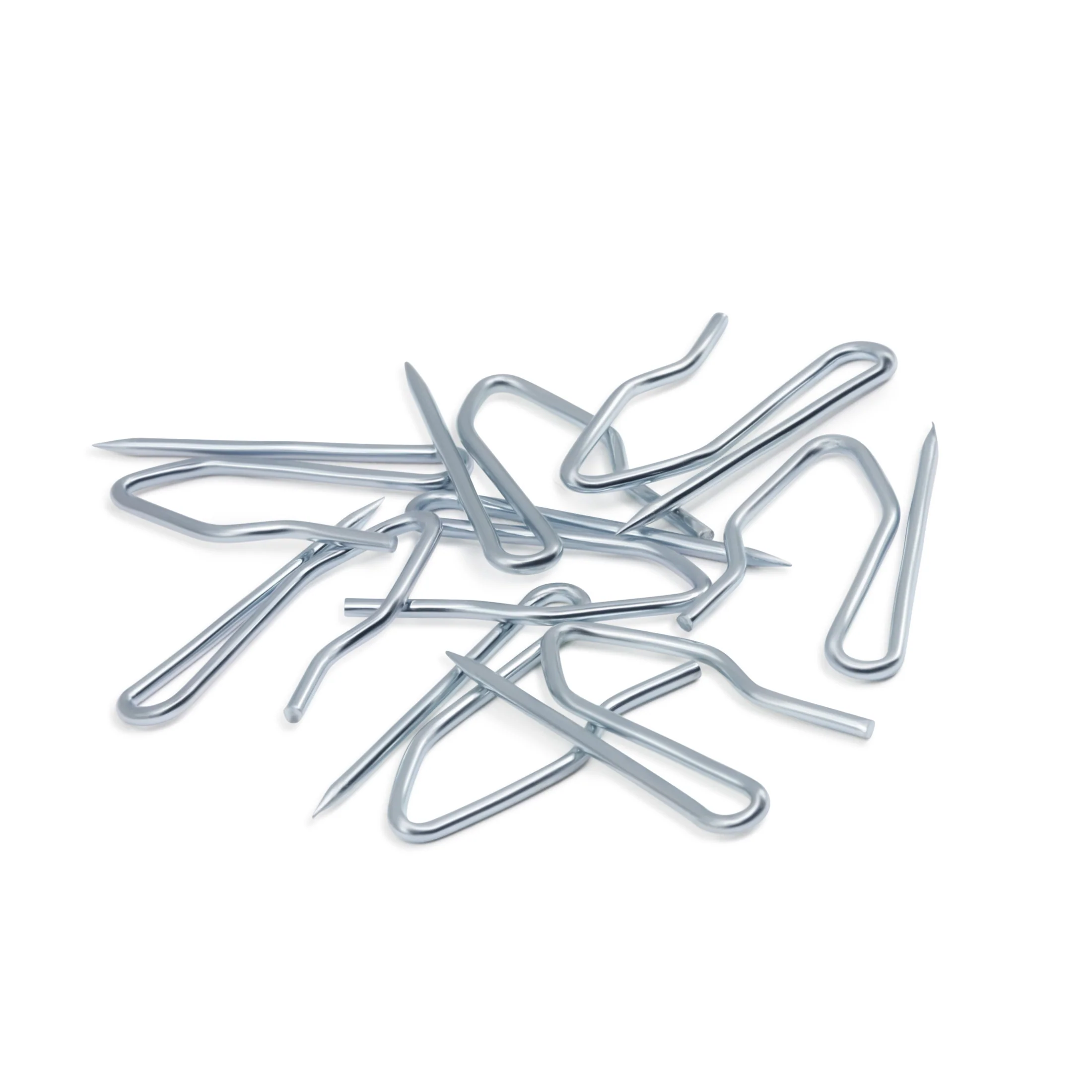 Lightweight Pin-On Hooks, Silver, 56 pc - Image 3