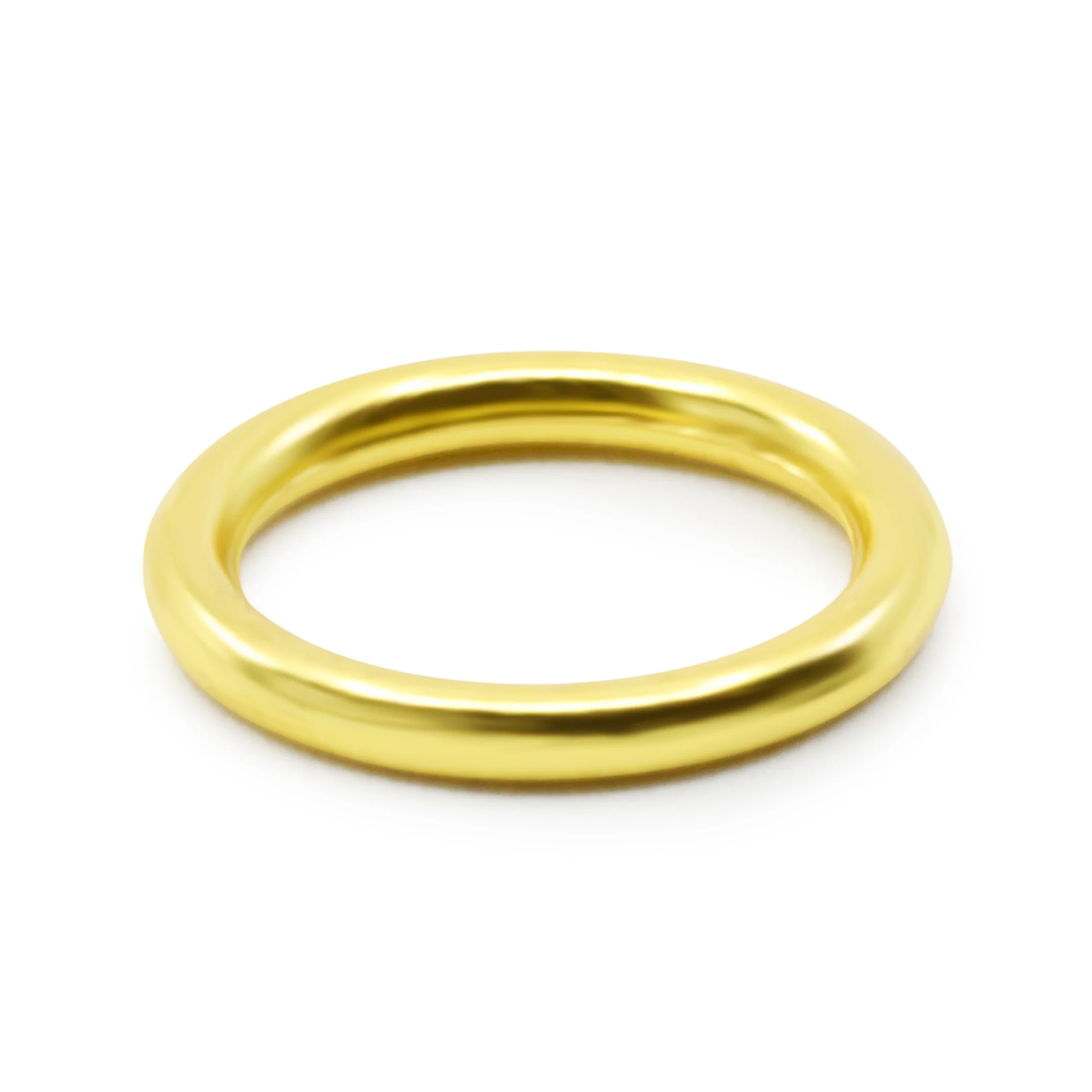 1/2" Brass Plated Rings, 24 pc - Image 3