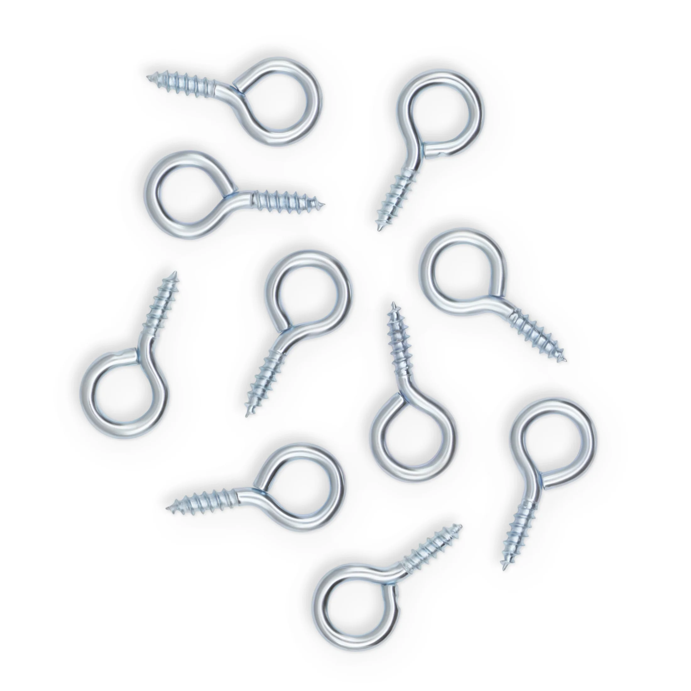 5/16" Screw Eyes, Silver, 12 pc - Image 3