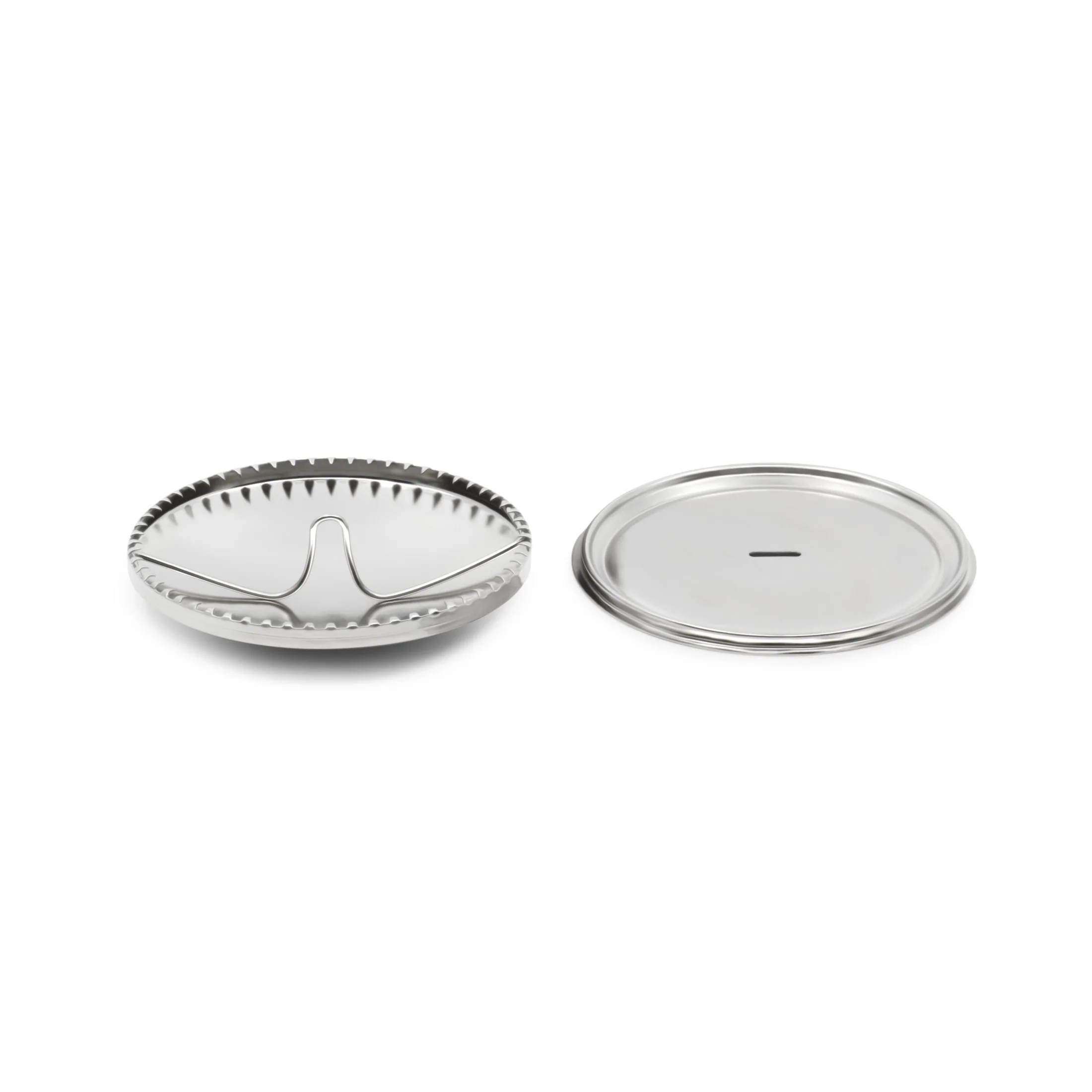 2-1/2" Half Ball Cover Button, Nickel - Image 4