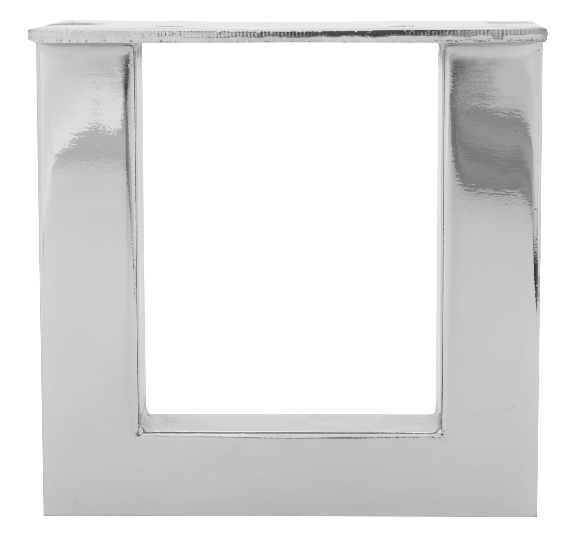 Industrial Metal Legs, Nickel, 2 pc - Image 5