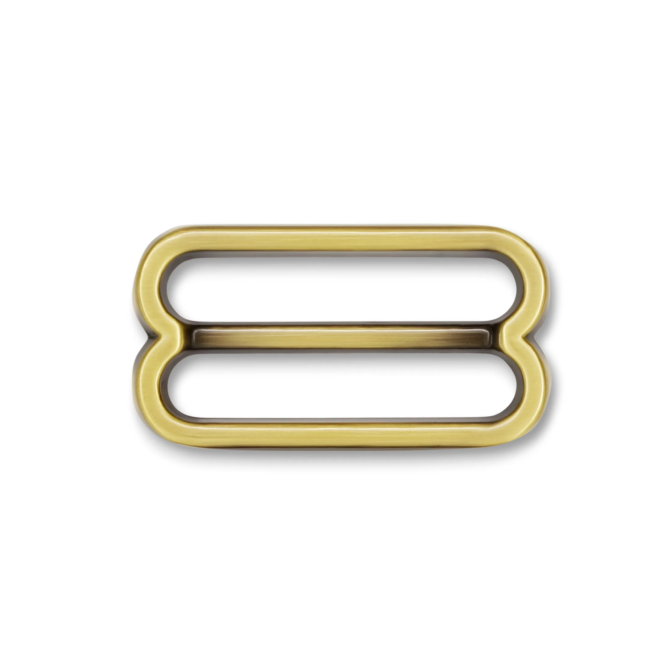 1" Fashion Slide Adjusters, Antique Brass, 2 pc - Image 3