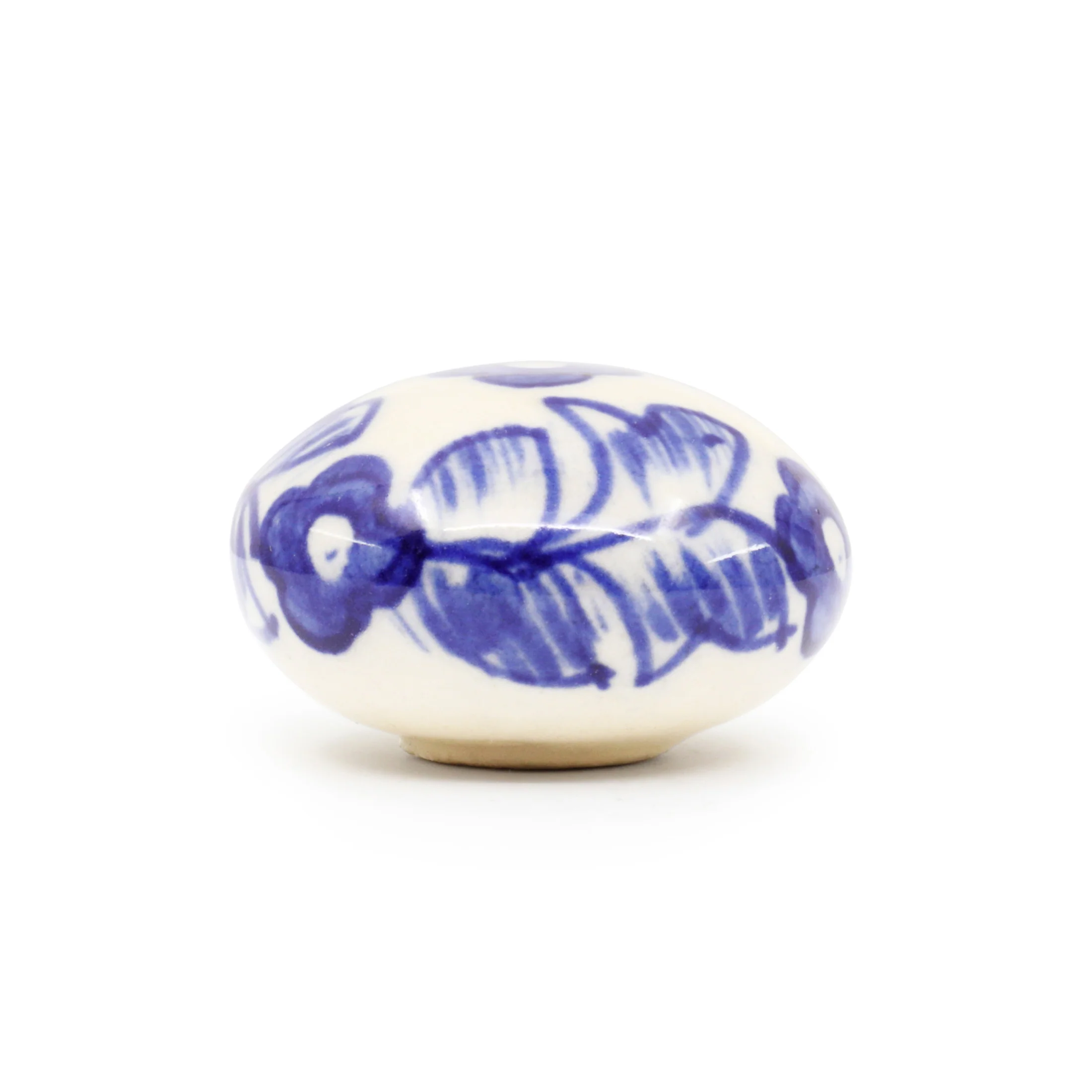 Ceramic Small Delft Ball Knob, Blue & White - Image 2