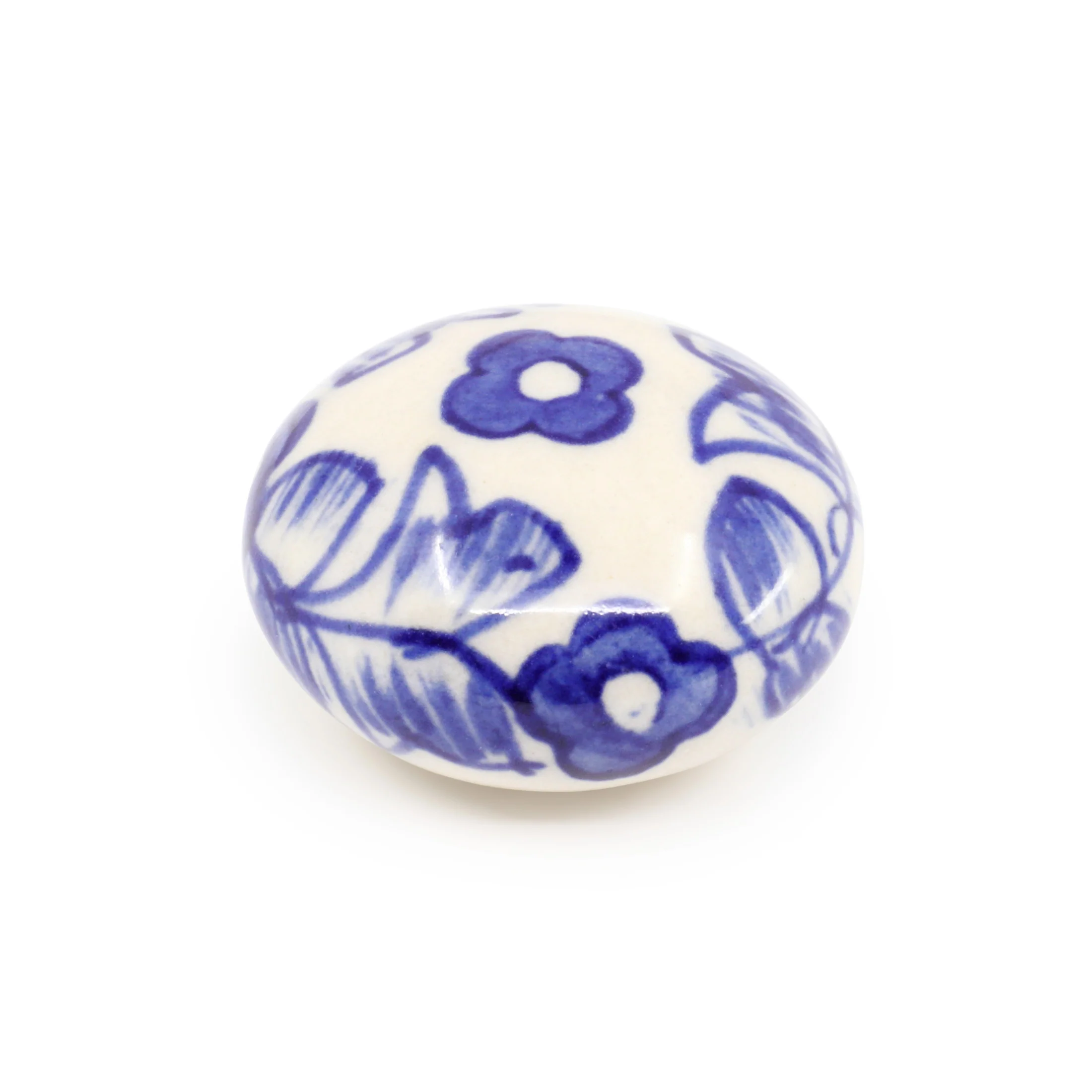 Ceramic Small Delft Ball Knob, Blue & White - Image 3