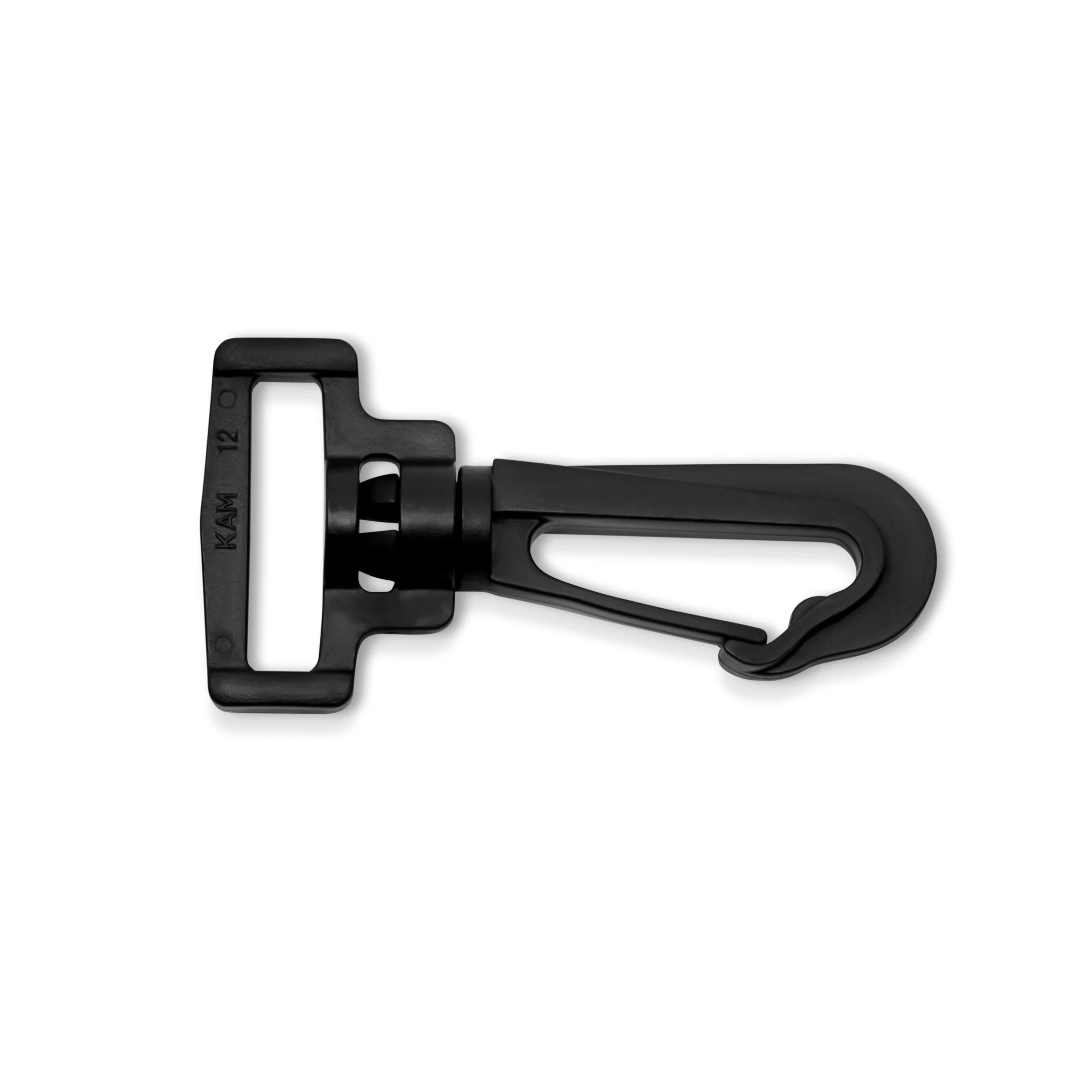 1" Swivel Snap Hook, Black - Image 4