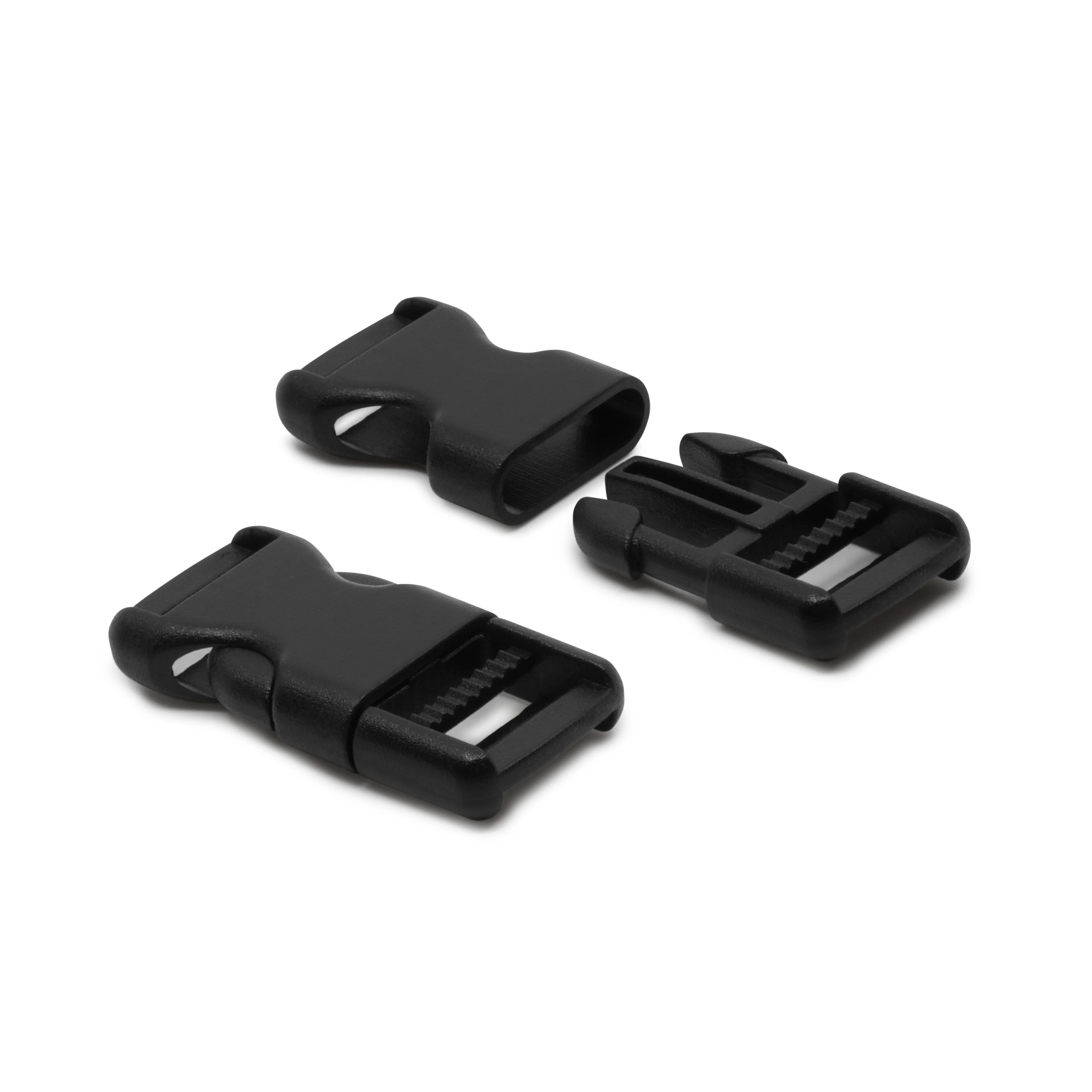 1/2" Parachute Buckle, Black - Image 3