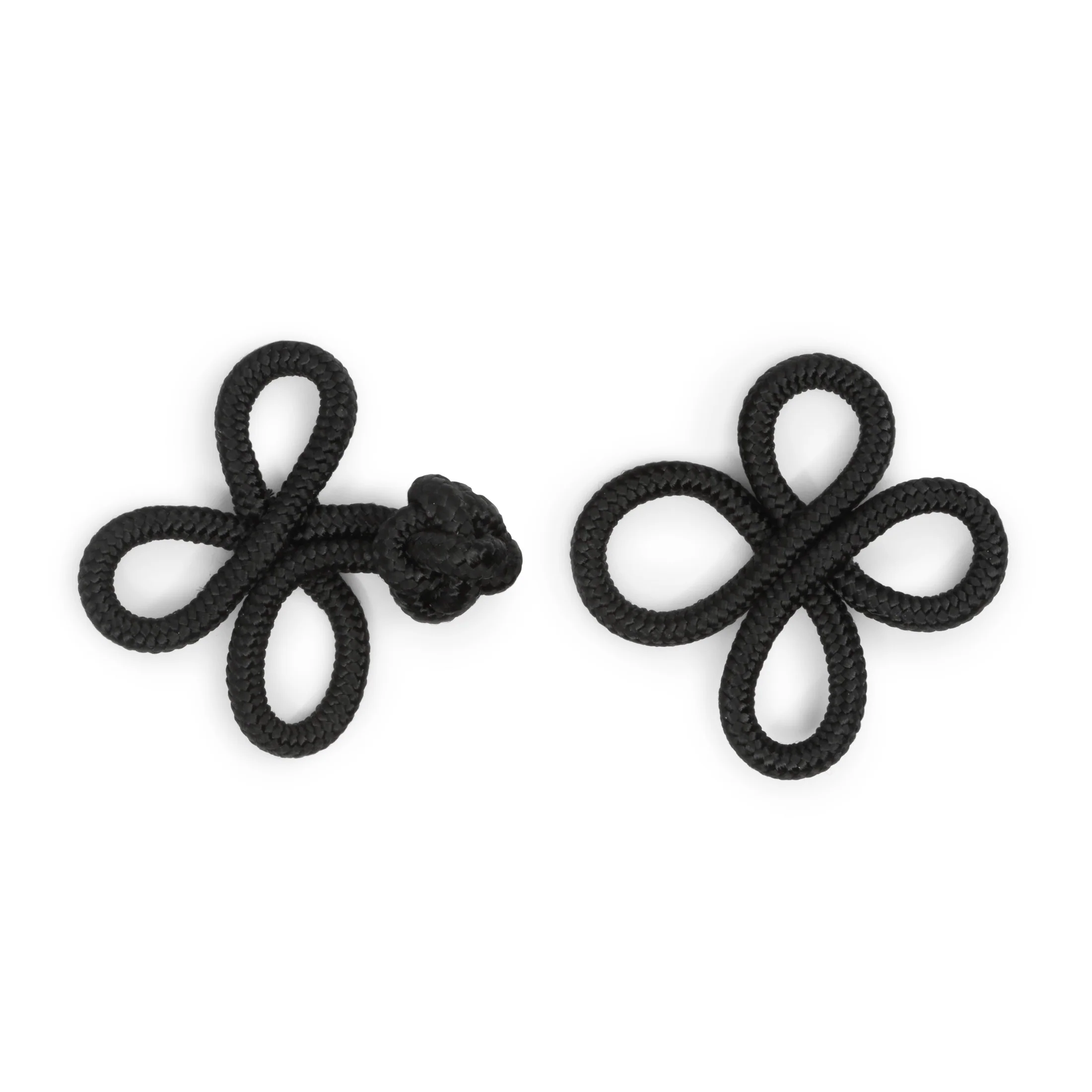 4" Frog Closure Set, Black - Image 3