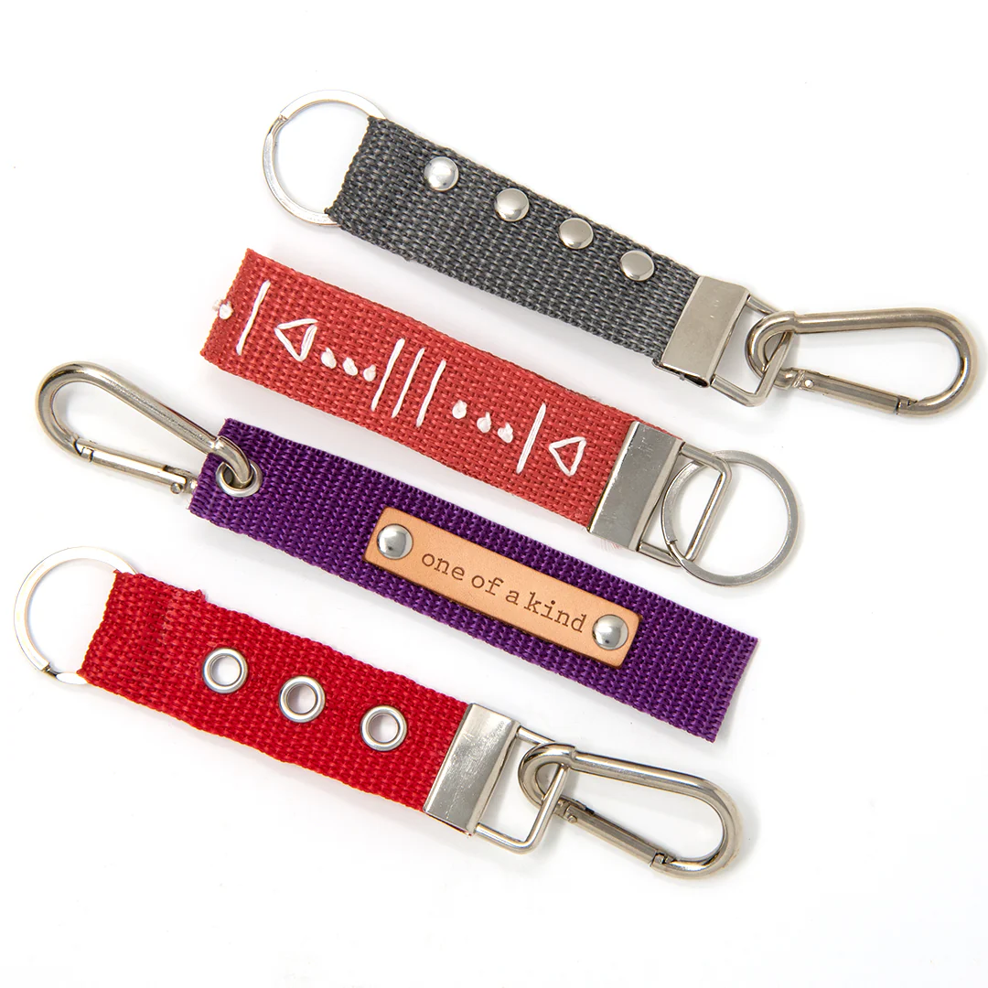 1" Key Fob Hardware Set - Bonus Pack, Nickel, 5 Sets - Image 7