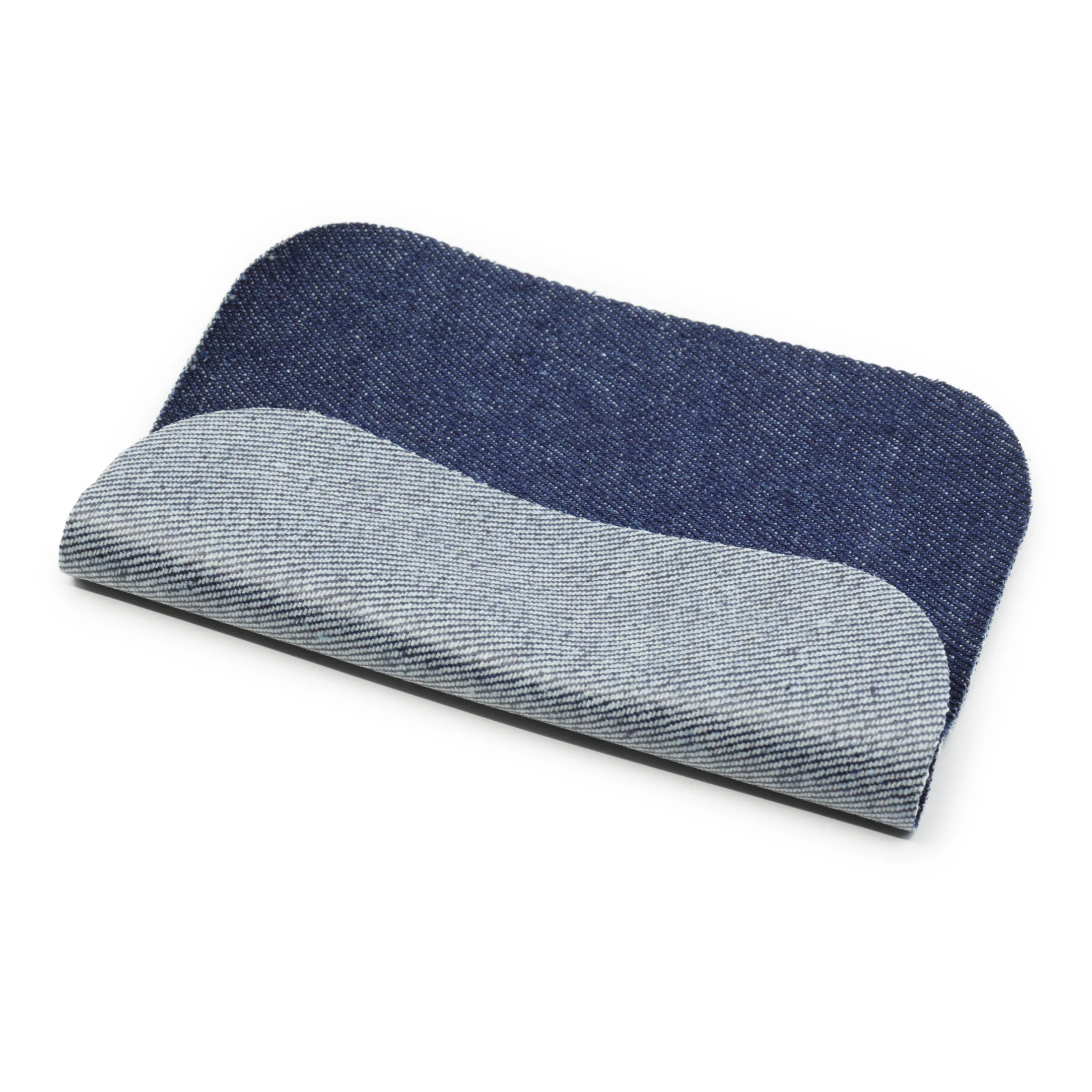 Denim Iron-On Patches, Assorted Sizes, Dark Blue, 4 pc - Image 4