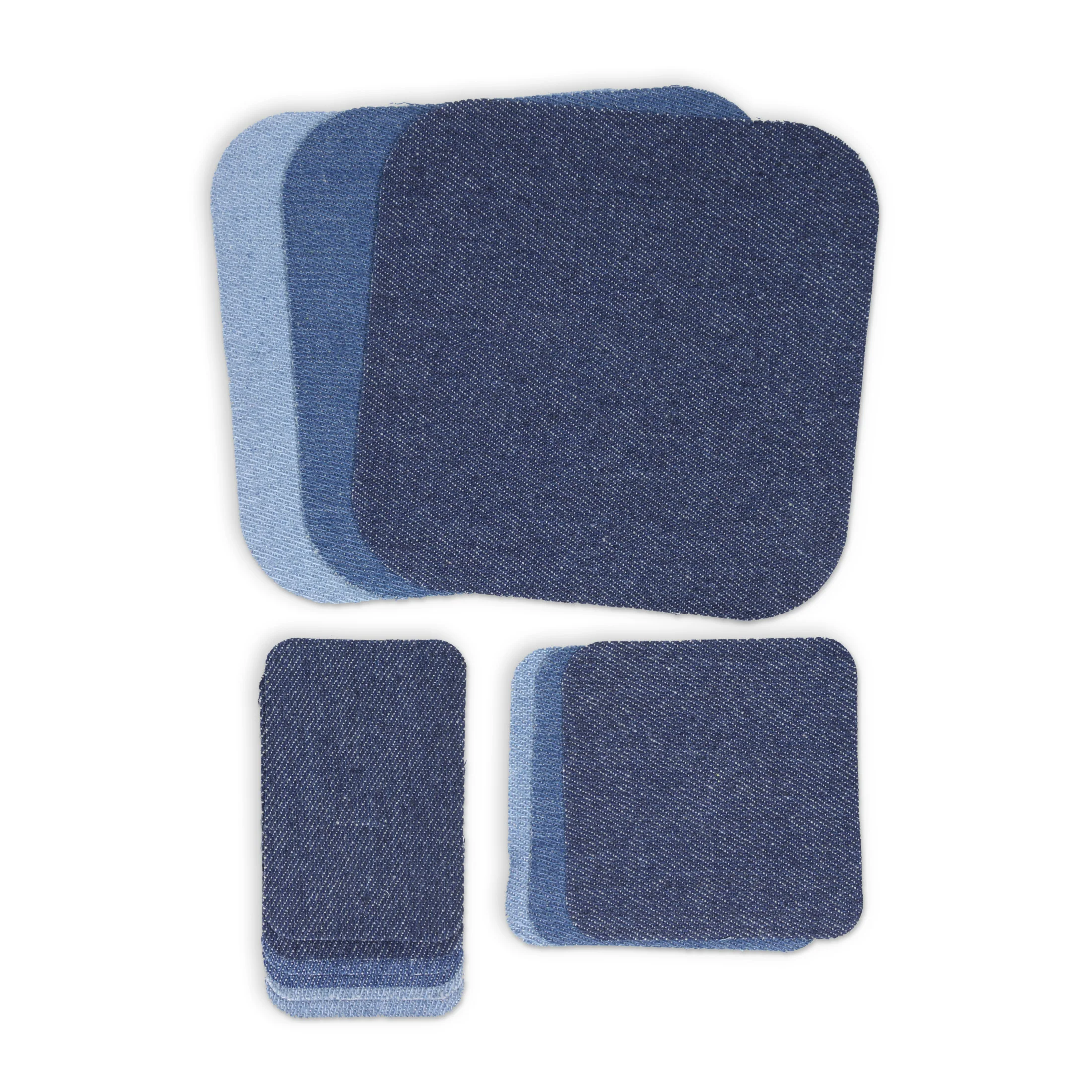 Denim Iron-On Patches, Assorted, 12 pc - Image 2