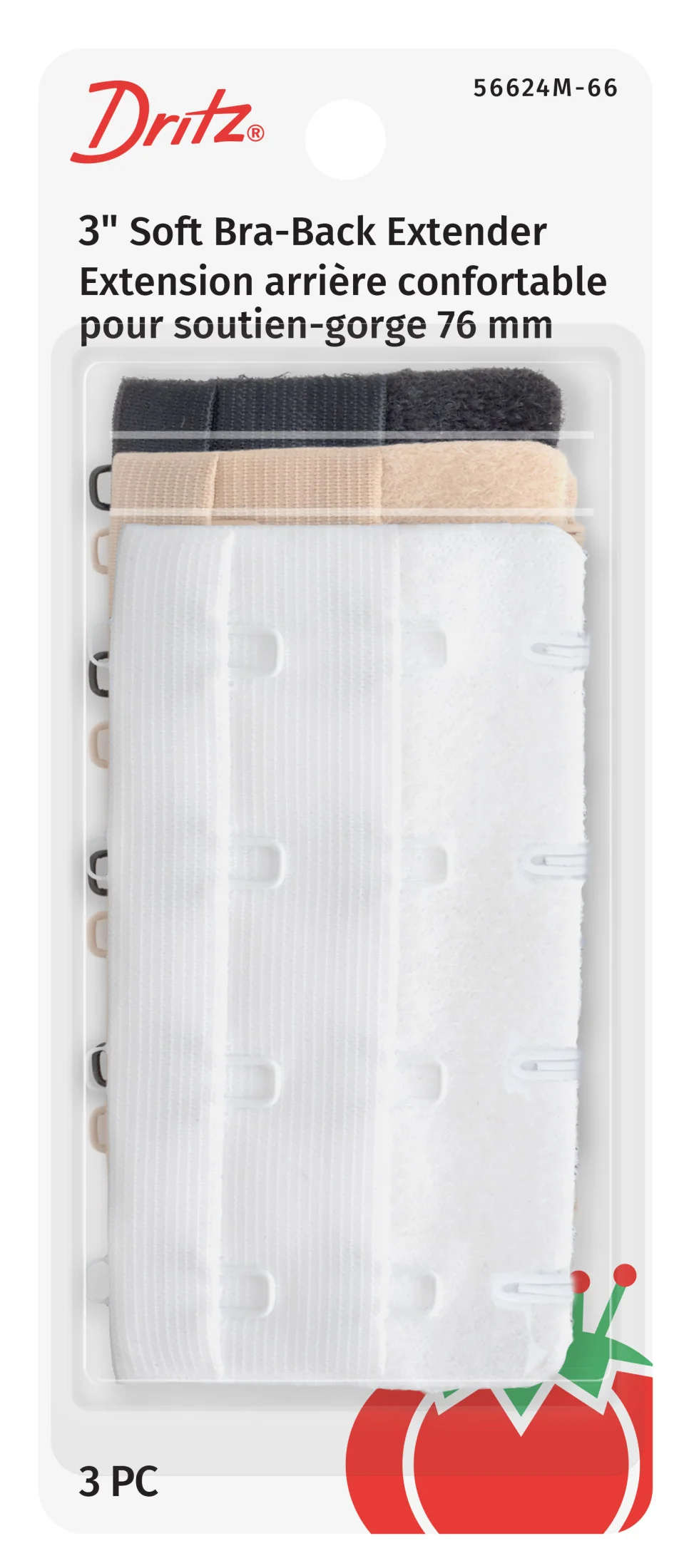 3" Soft Bra-Back Extender