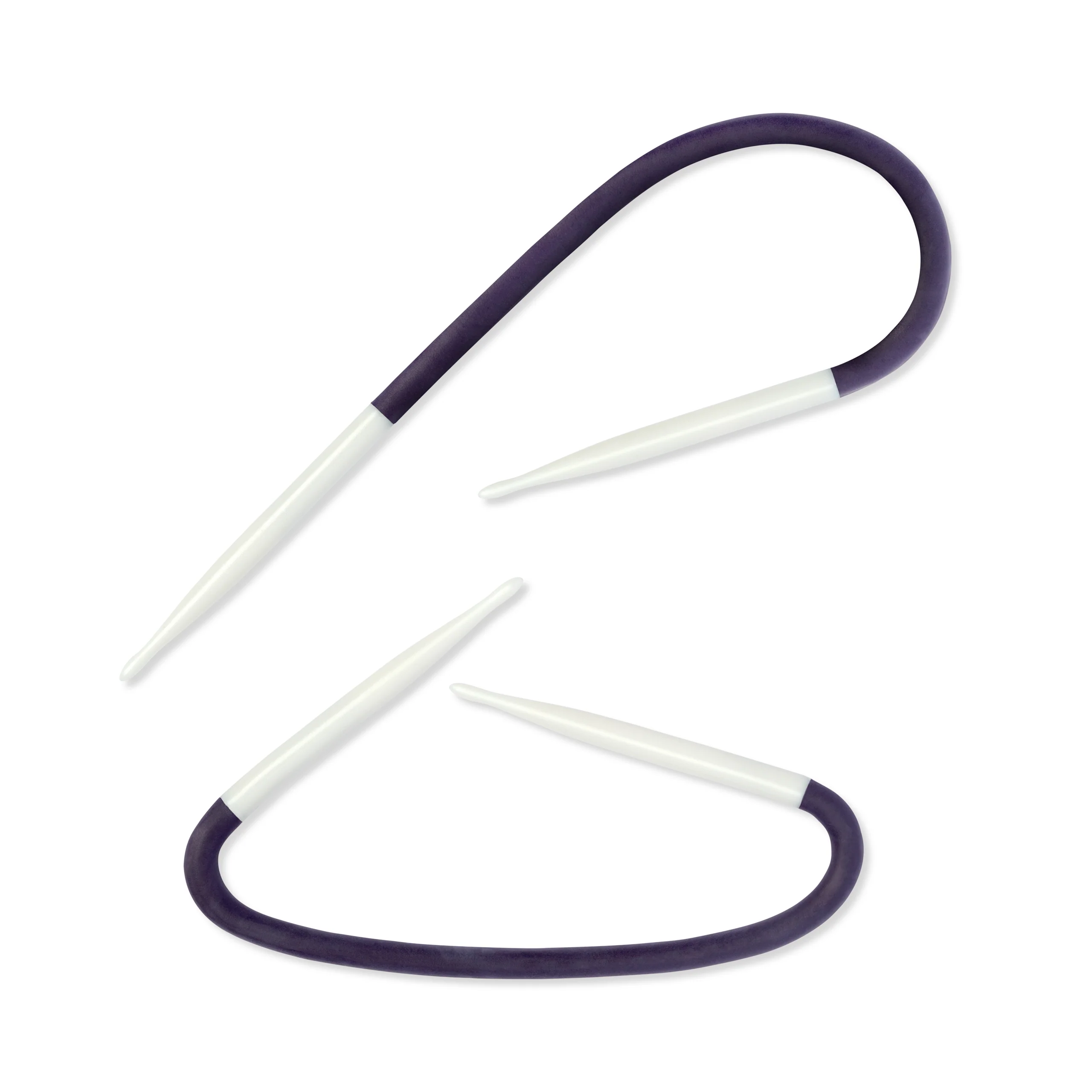 8" Ergonomic Yoga Cable-Stitch Needle, US 6 (4mm) - Image 3