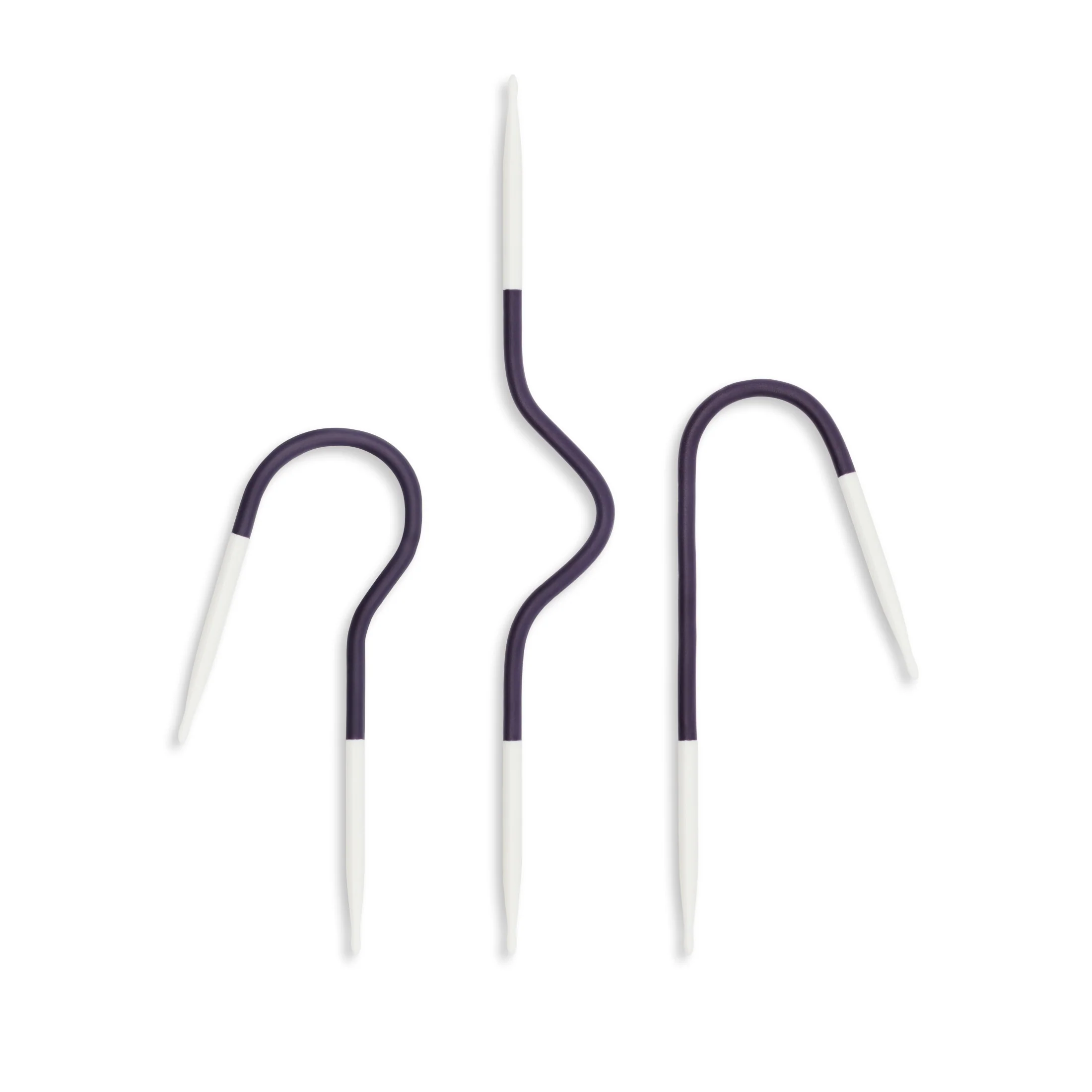 8" Ergonomic Yoga Cable-Stitch Needle, US 6 (4mm) - Image 4