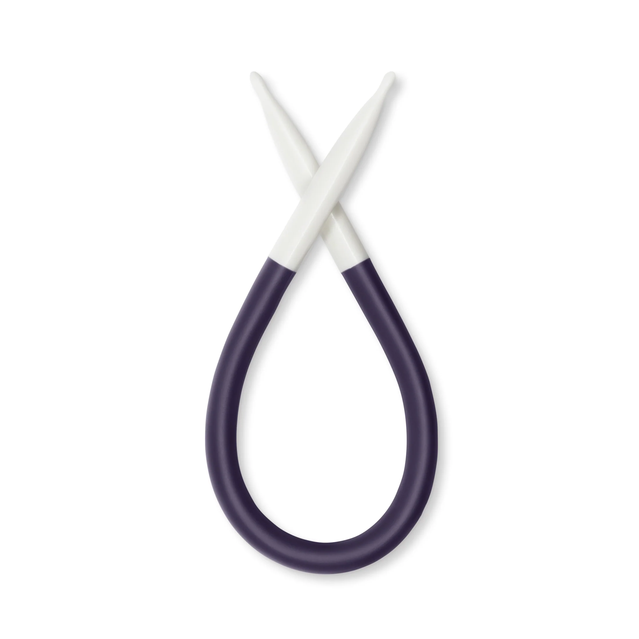 10" Ergonomic Yoga Cable-Stitch Needle, US 10.75 (7mm) - Image 4